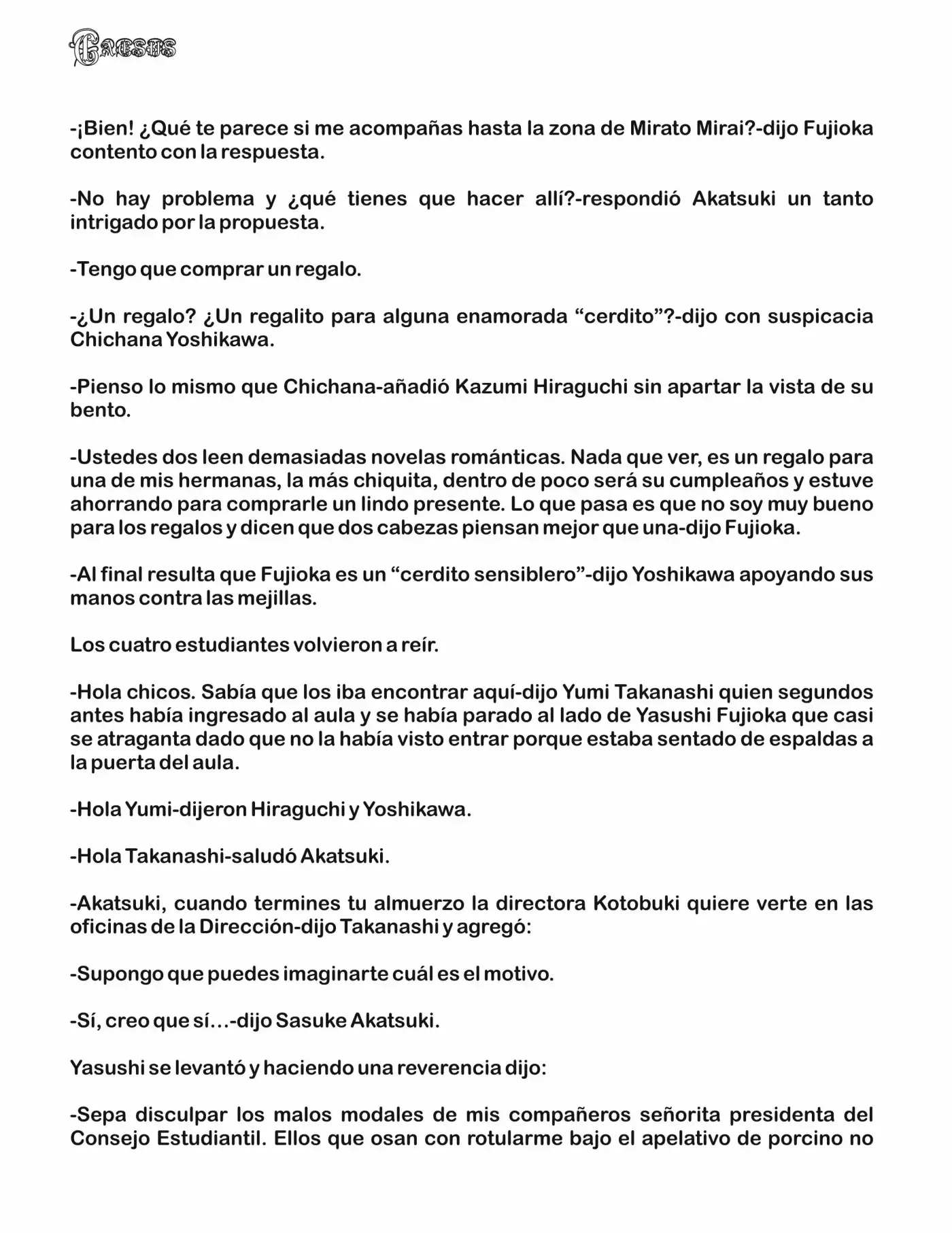 Caesus (Novela) - Capítulo 7 - Página 5 - LectorTMOo
