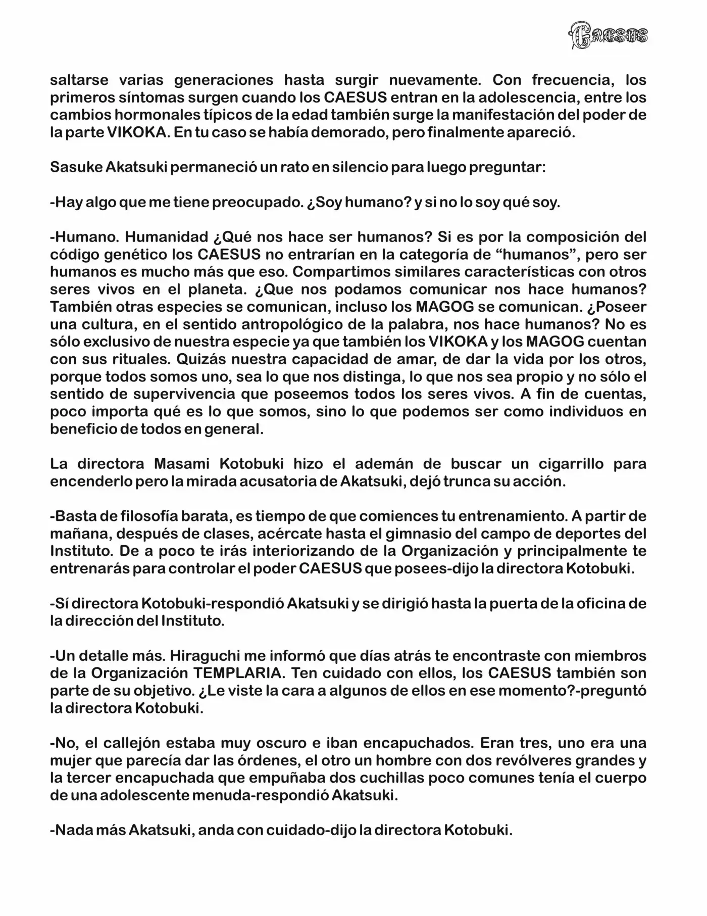 Caesus (Novela) - Capítulo 7 - Página 8 - LectorTMOo