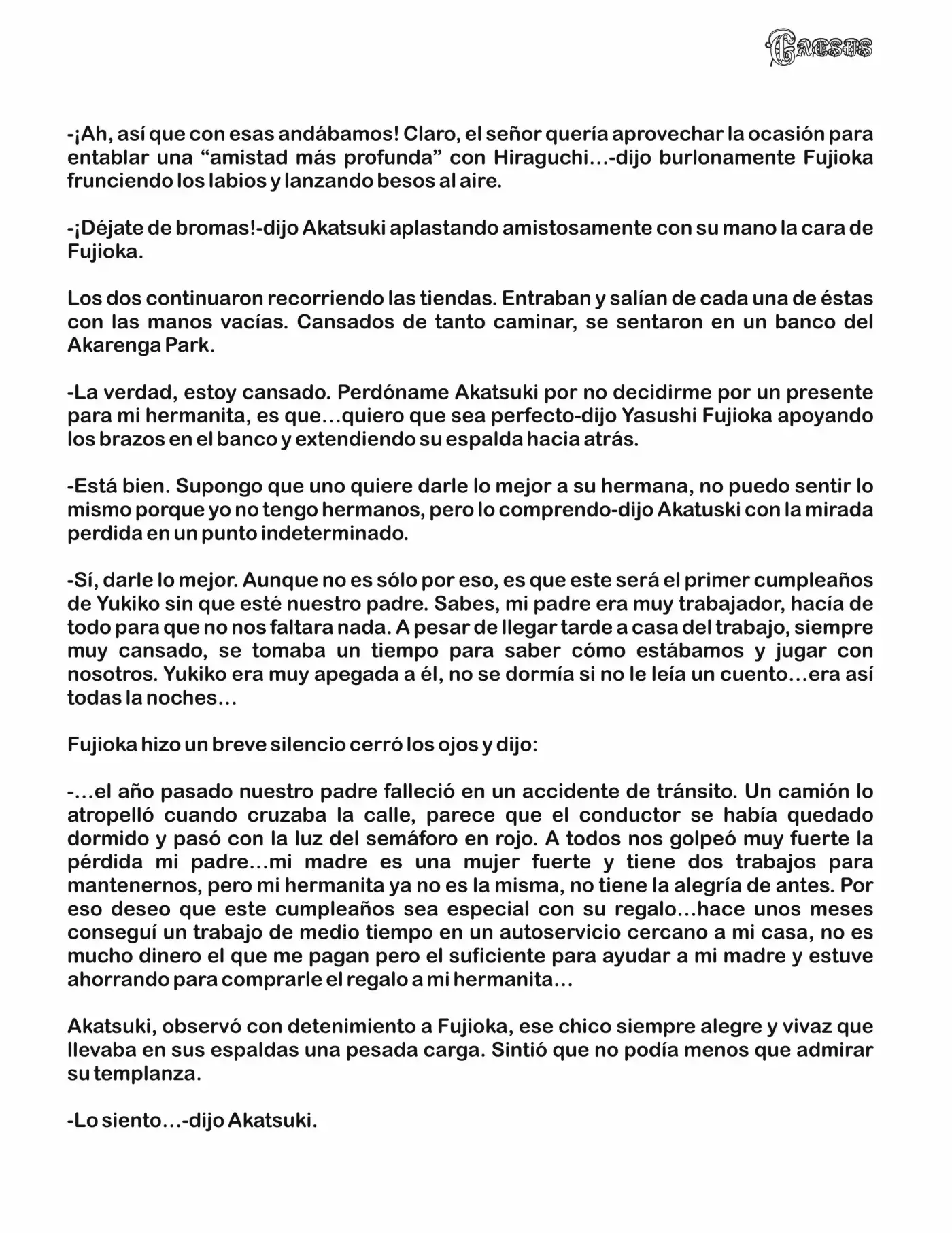 Caesus (Novela) - Capítulo 7 - Página 10 - LectorTMOo