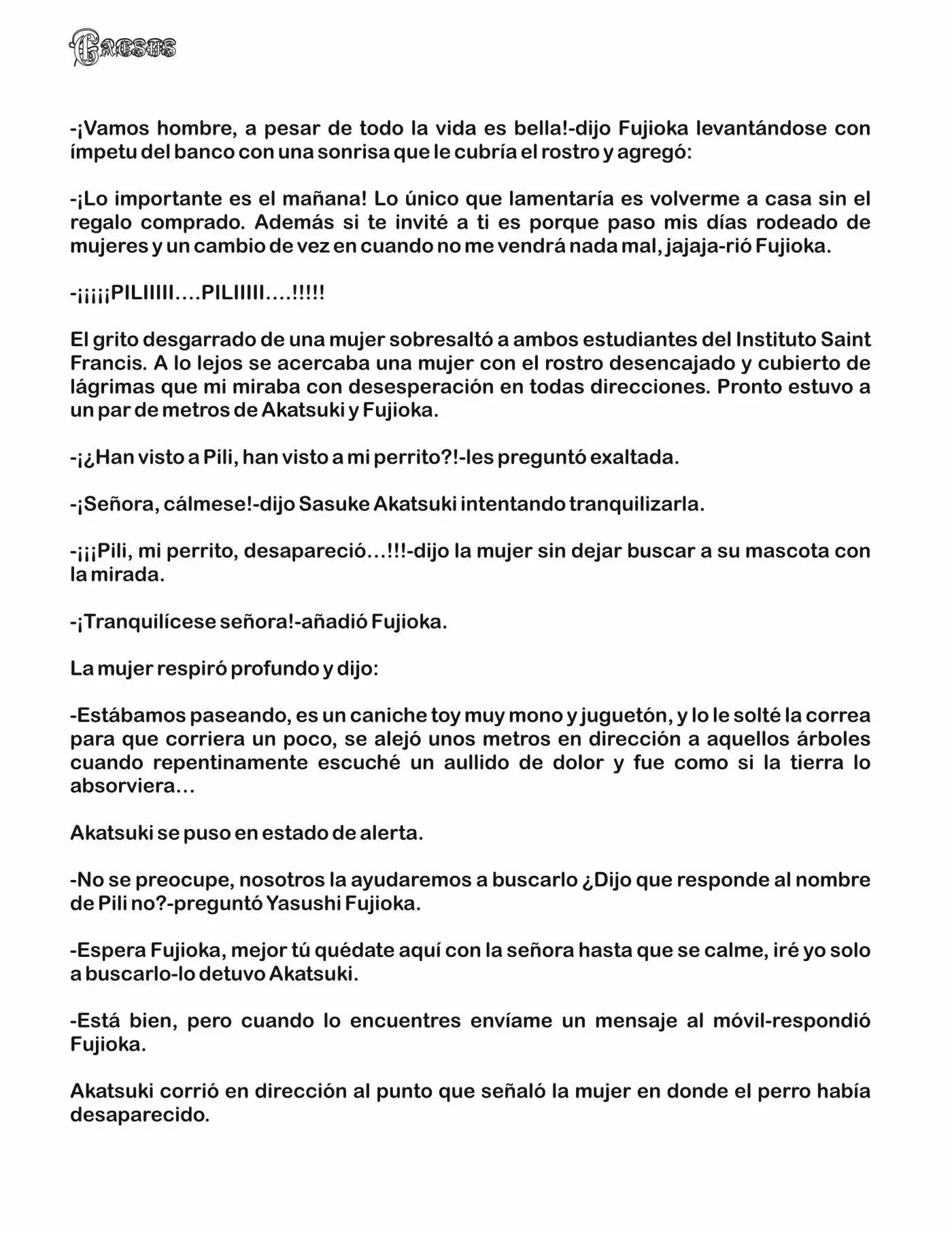 Caesus (Novela) - Capítulo 7 - Página 11 - LectorTMOo