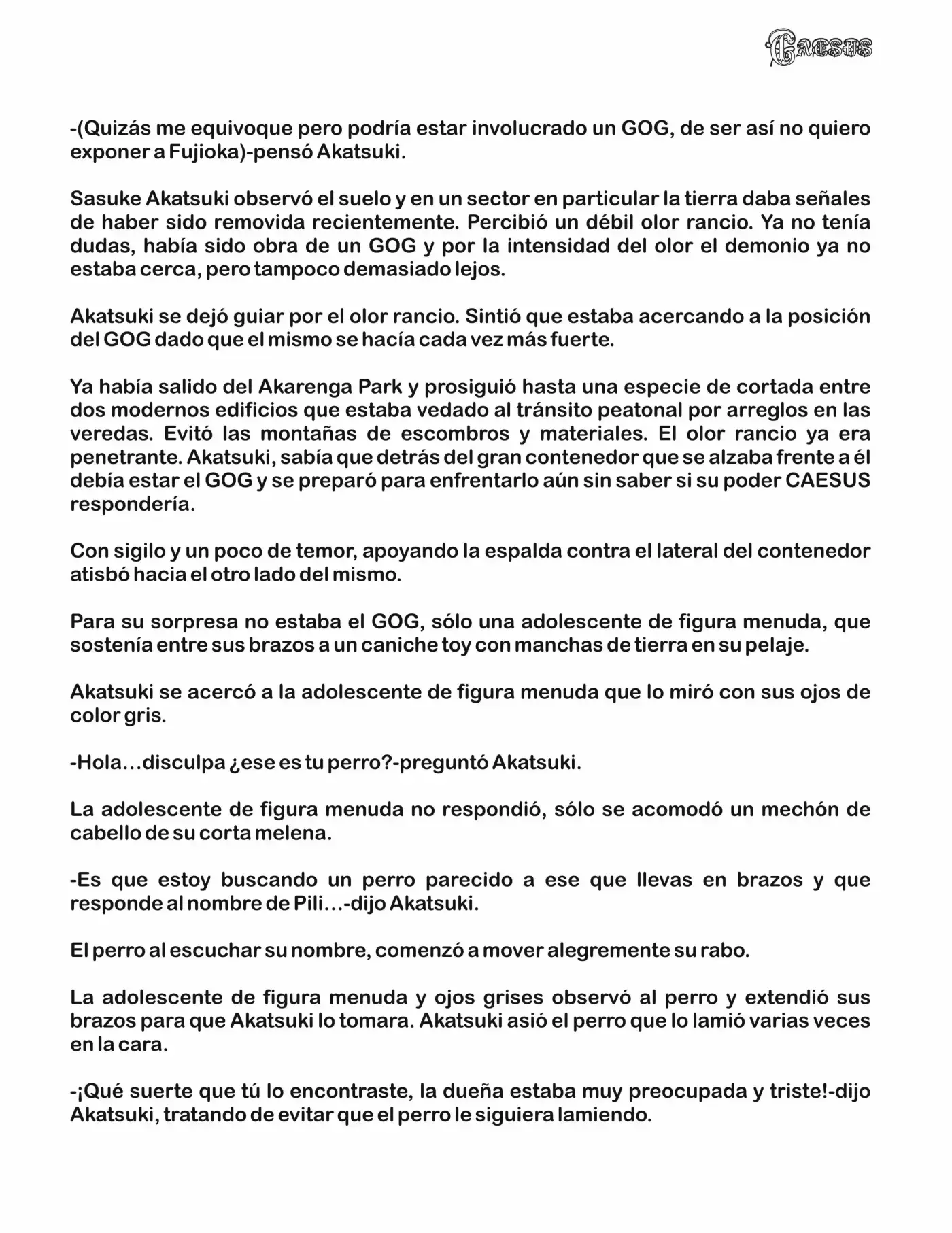 Caesus (Novela) - Capítulo 7 - Página 12 - LectorTMOo