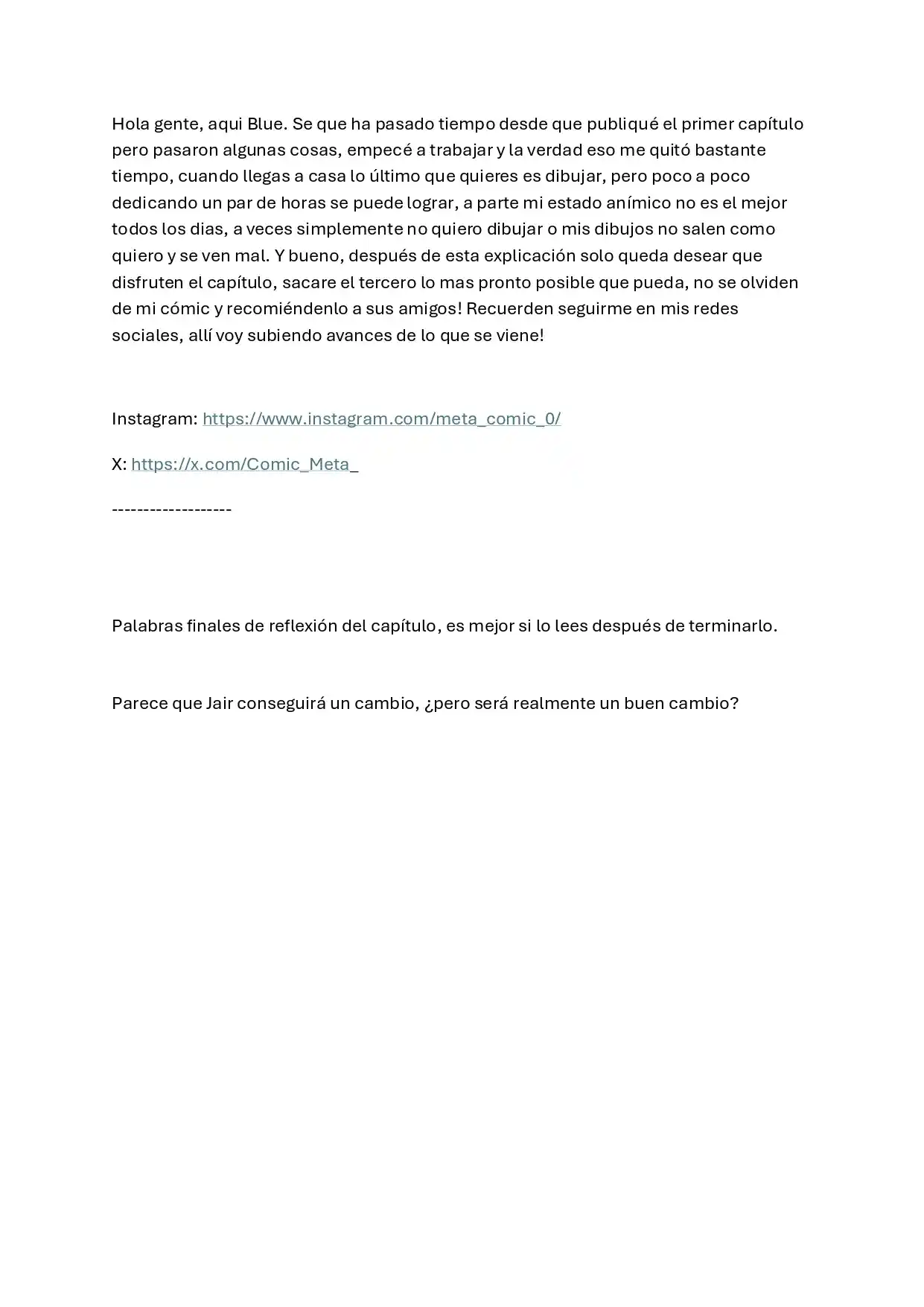 Cambio - Capítulo 2 - Página 2 - LectorTMOo