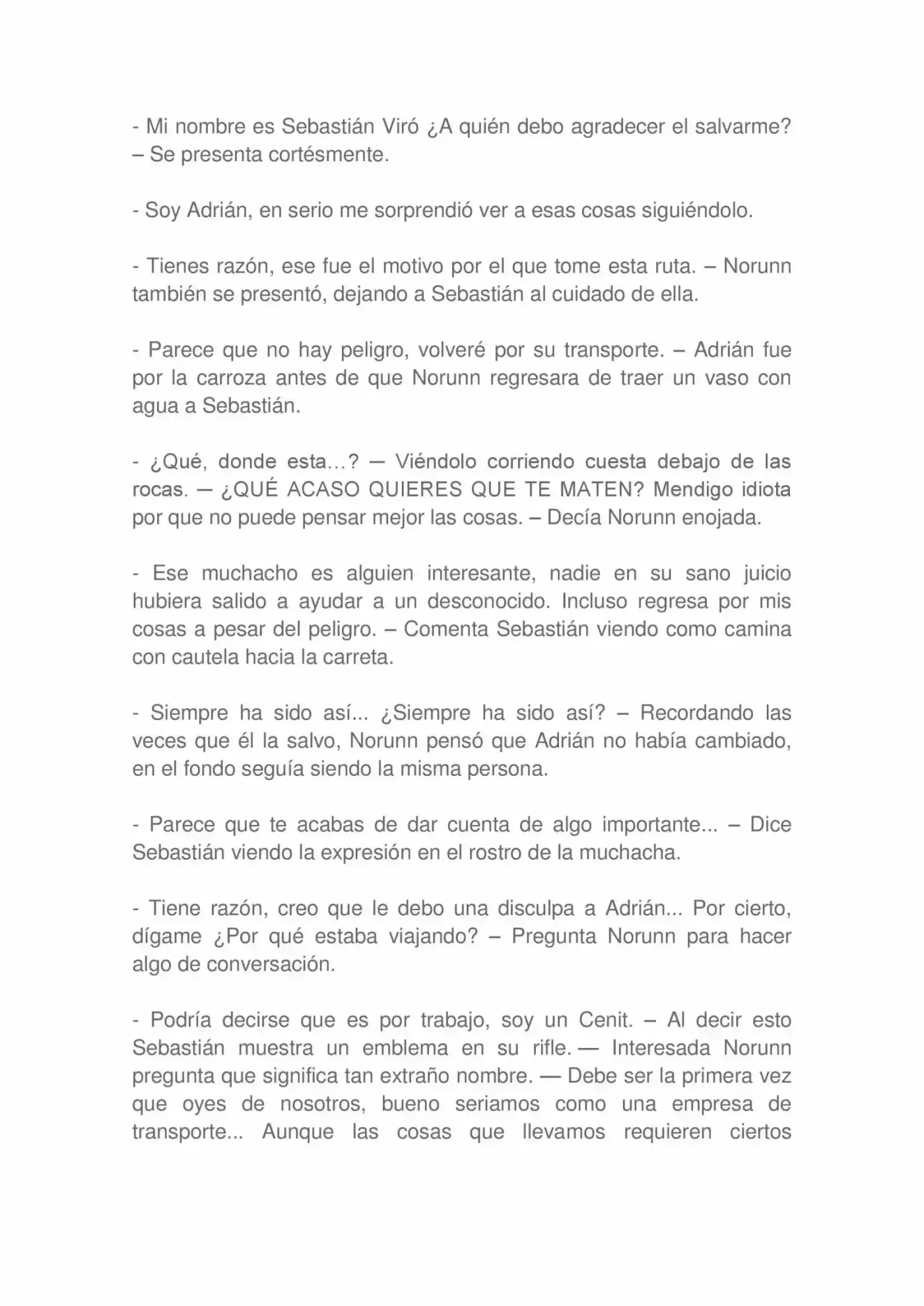 Camino: Hacia Un Cielo Azul (Novela) - Capítulo 26 - Página 4 - LectorTMOo