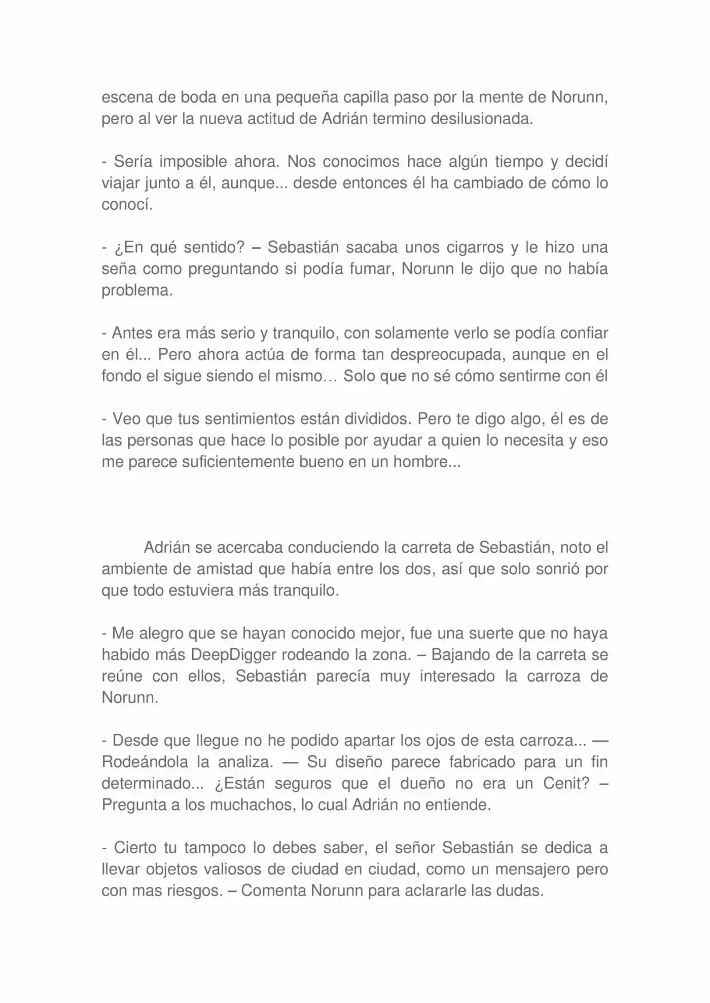 Camino: Hacia Un Cielo Azul (Novela) - Capítulo 26 - Página 6 - LectorTMOo