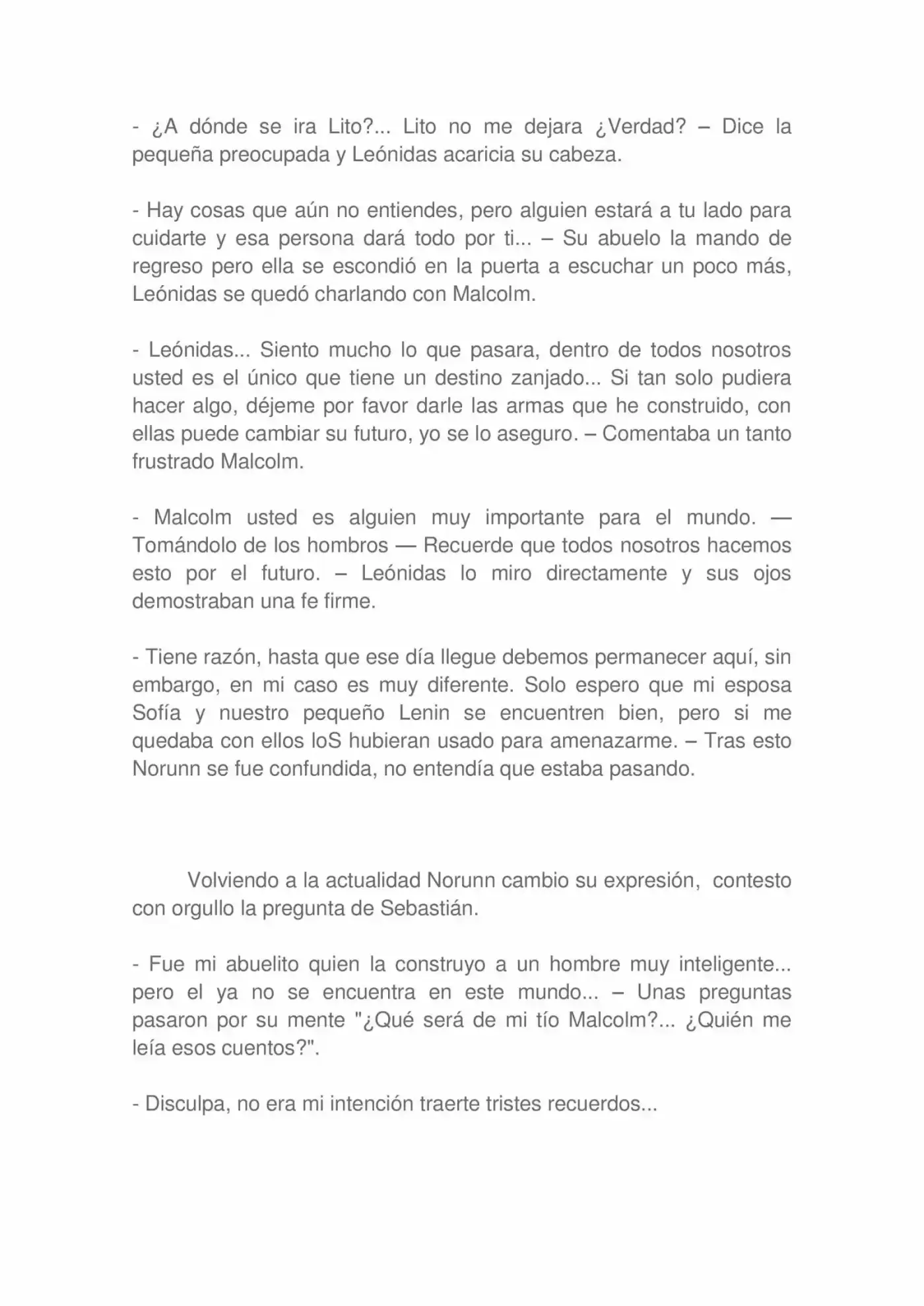 Camino: Hacia Un Cielo Azul (Novela) - Capítulo 26 - Página 8 - LectorTMOo