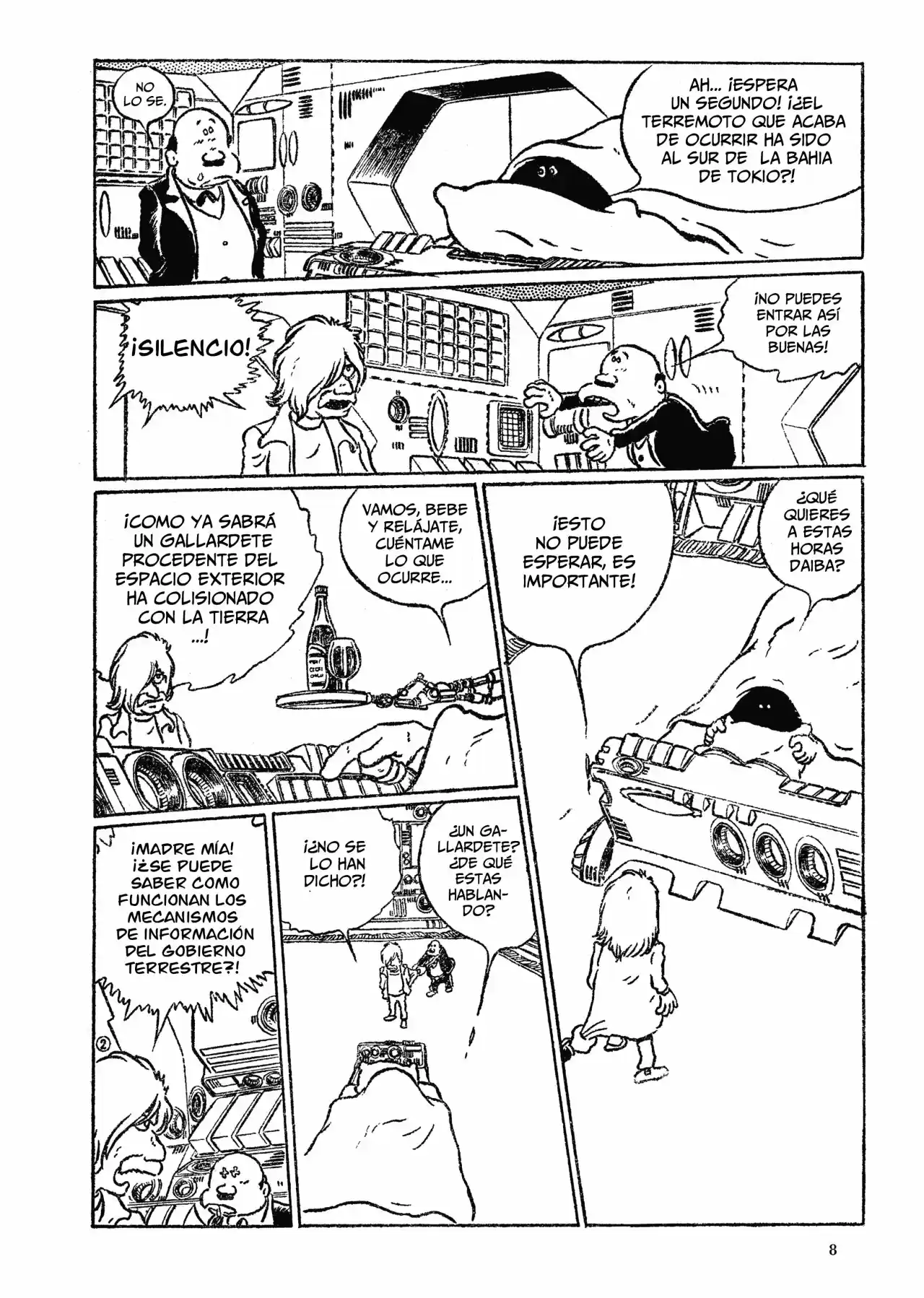 Capitan Harlock capítulo 1 página 8