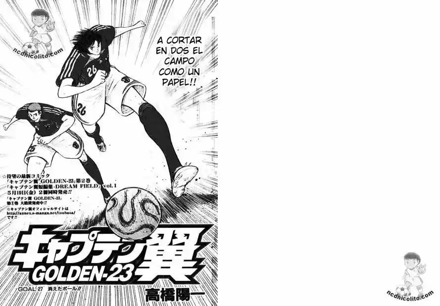Captain Tsubasa Golden 23 - Capítulo 27 - Página 1 - LectorTMOo