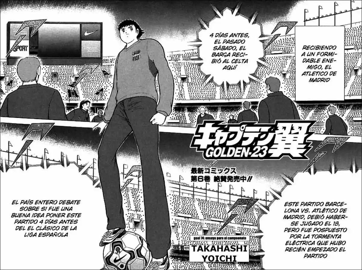 Captain Tsubasa Golden 23 - Capítulo 74 - Página 2 - LectorTMOo
