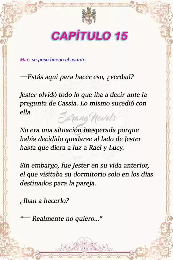 Cariño, Haré Huelga (Novela) - Capítulo 15 - Página 5 - LectorTMOo