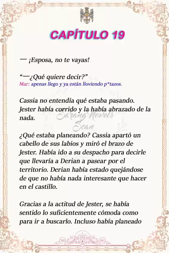 Cariño, Haré Huelga (Novela) - Capítulo 19 - Página 8 - LectorTMOo