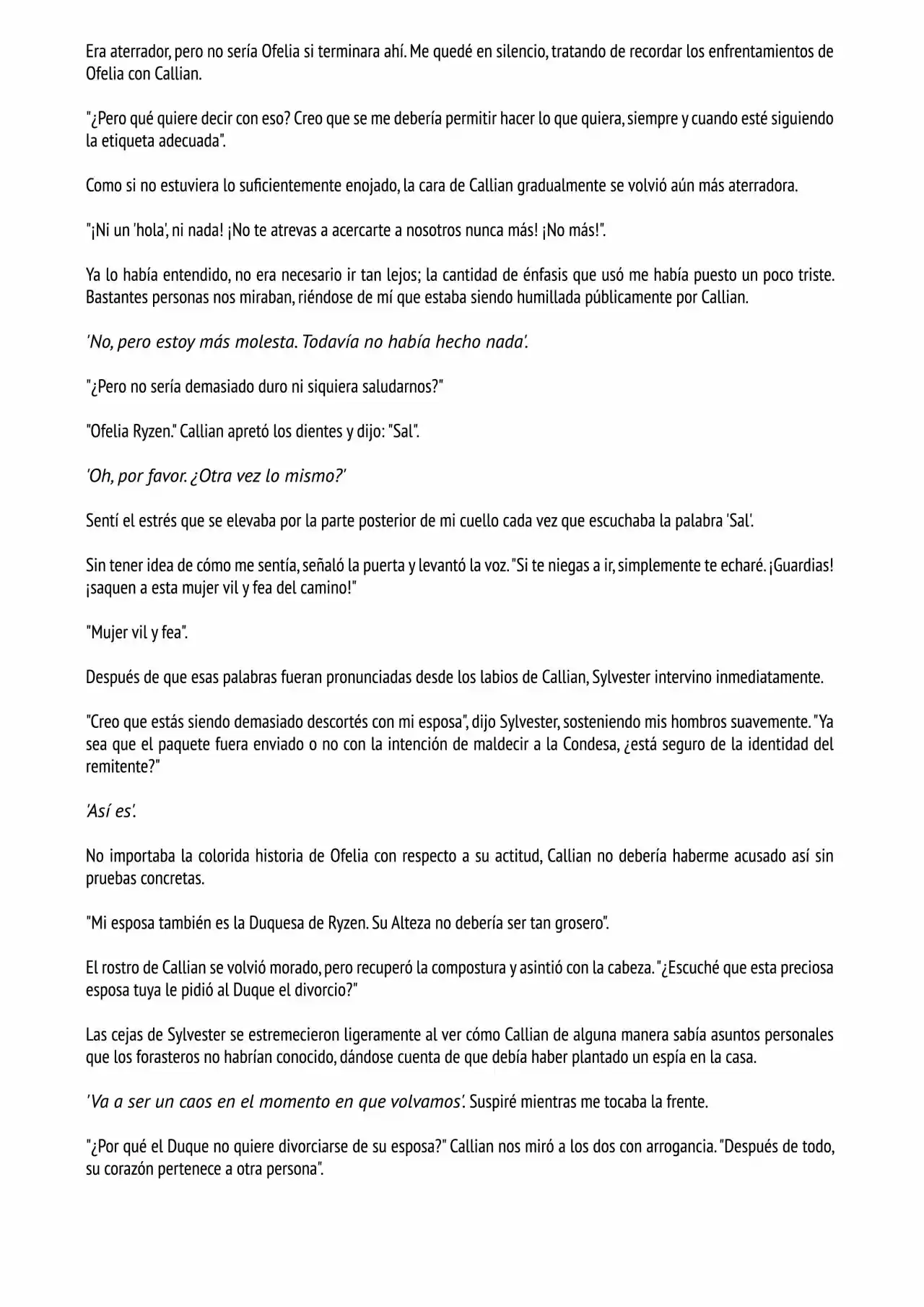 Cariño, ¿por Qué No Podemos Divorciarnos? (Novela) capítulo 6 página 4