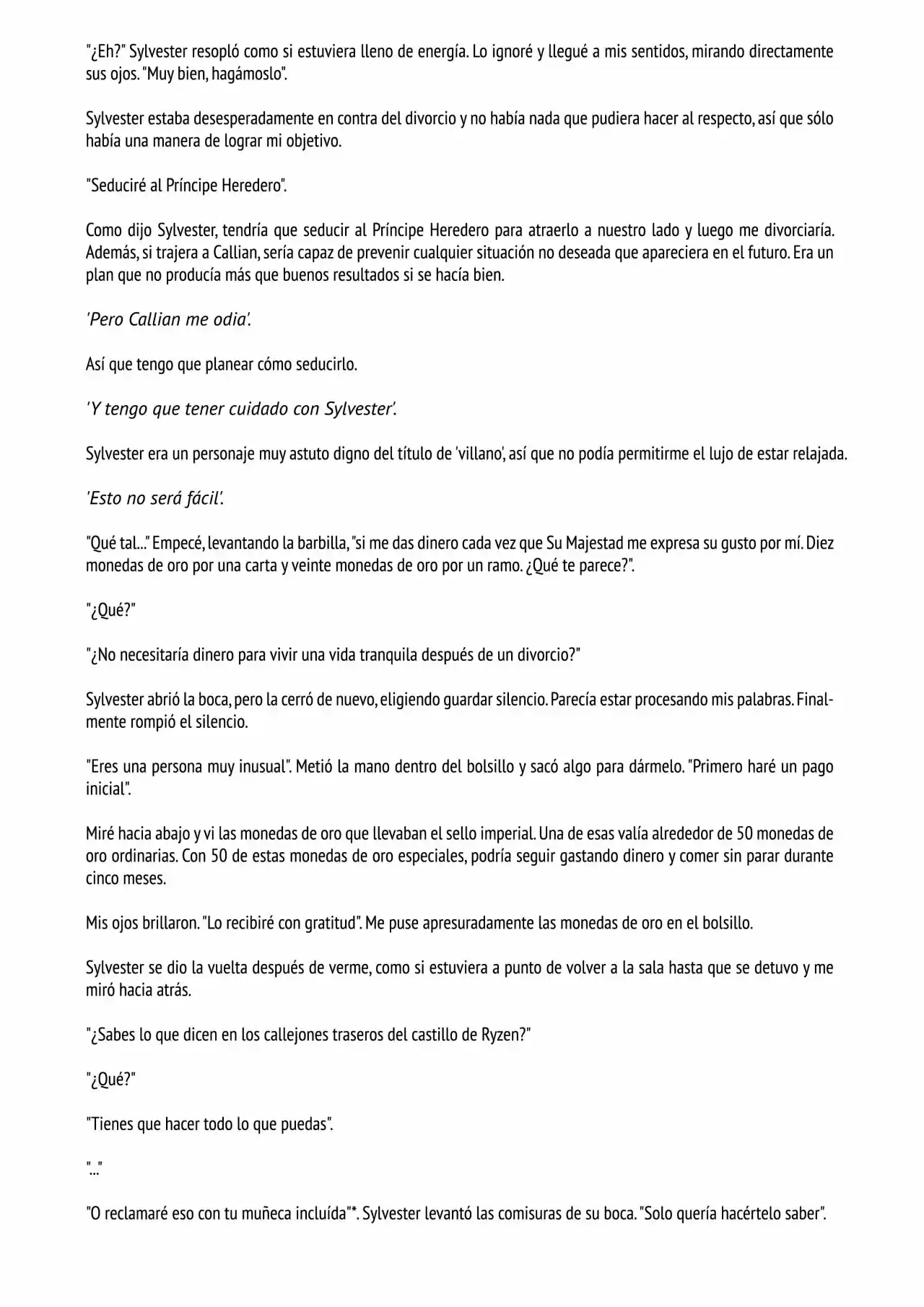 Cariño, ¿por Qué No Podemos Divorciarnos? (Novela) capítulo 7 página 5