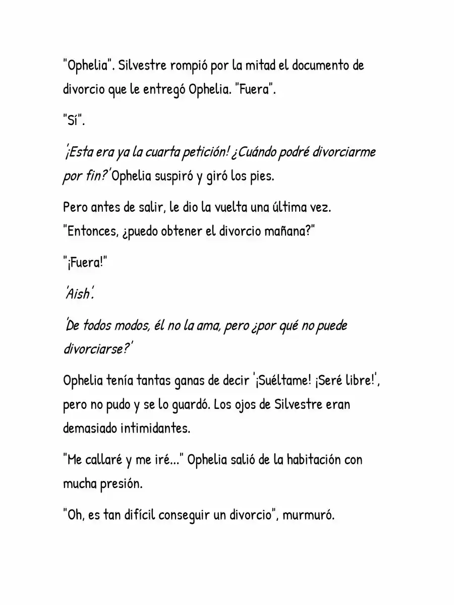 Cariño, ¿por Qué No Puedo Divorciarme? (Novela) - Capítulo 1 - Página 6 - LectorTMOo