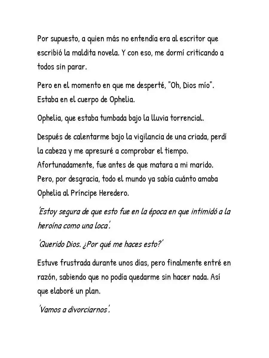 Cariño, ¿por Qué No Puedo Divorciarme? (Novela) - Capítulo 1 - Página 13 - LectorTMOo