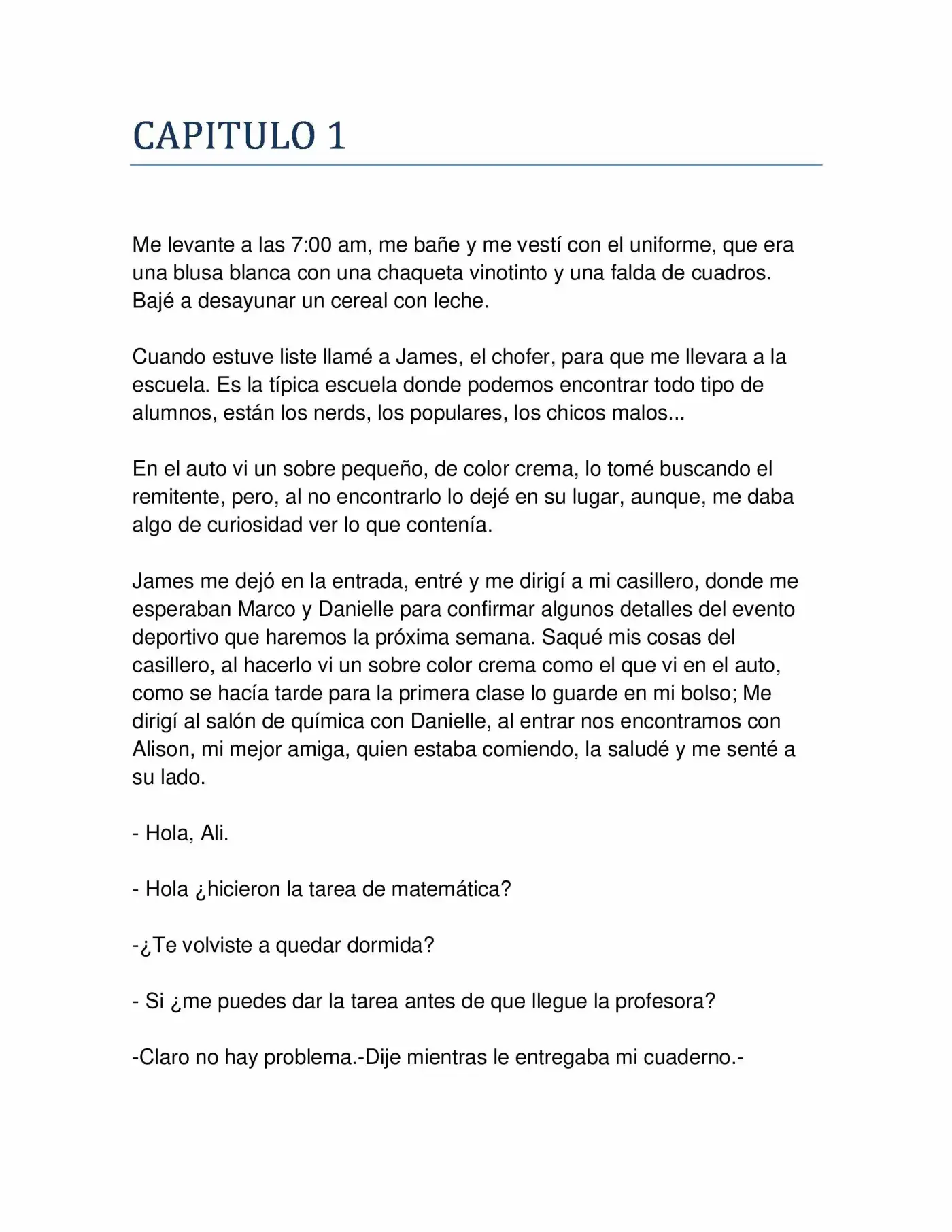 Cartas De Amor A Principios De Verano - Capítulo 1 - Página 2 - LectorTMOo