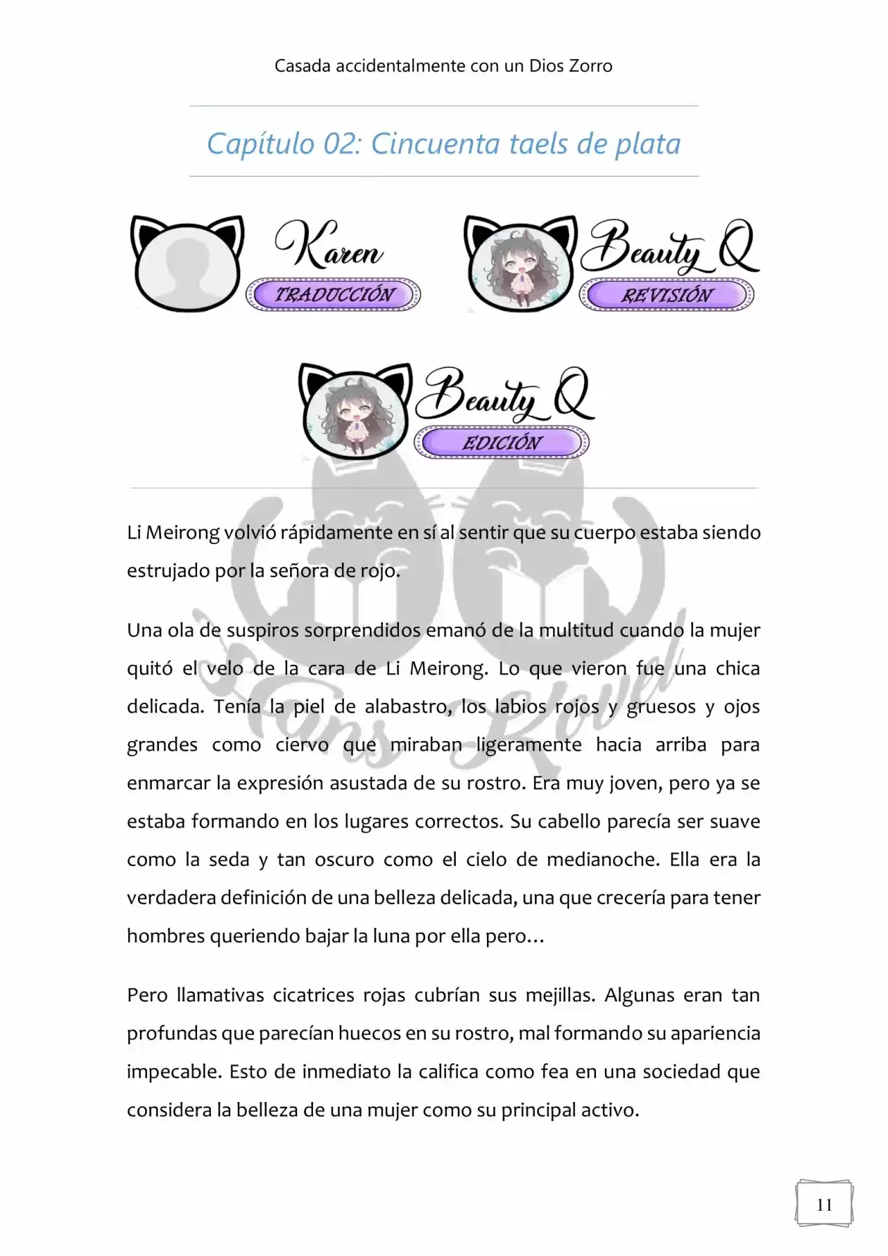 Casada Accidentalmente Con Un Dios Zorro (Novela) - Capítulo 2 - Página 6 - LectorTMOo