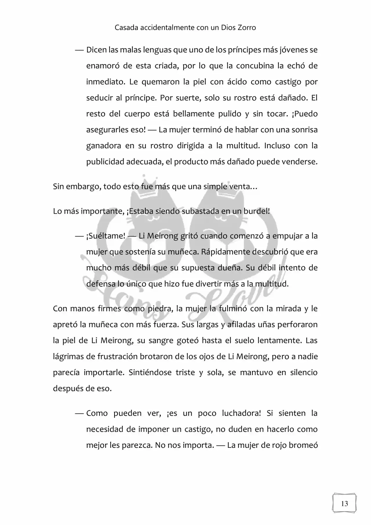Casada Accidentalmente Con Un Dios Zorro (Novela) - Capítulo 2 - Página 8 - LectorTMOo