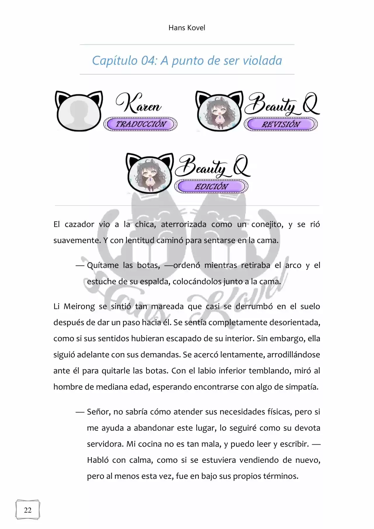 Casada Accidentalmente Con Un Dios Zorro (Novela) - Capítulo 4 - Página 6 - LectorTMOo