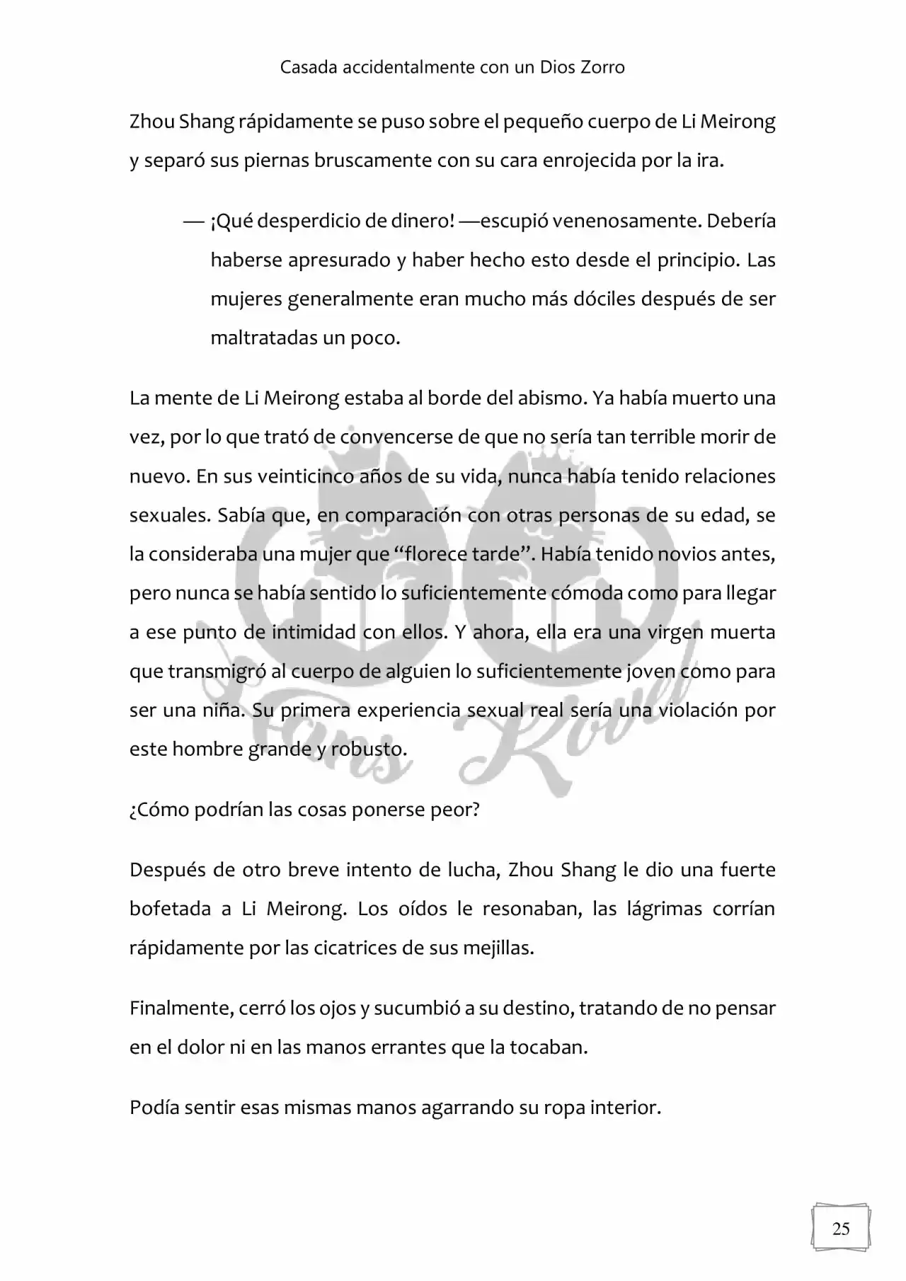 Casada Accidentalmente Con Un Dios Zorro (Novela) - Capítulo 4 - Página 9 - LectorTMOo