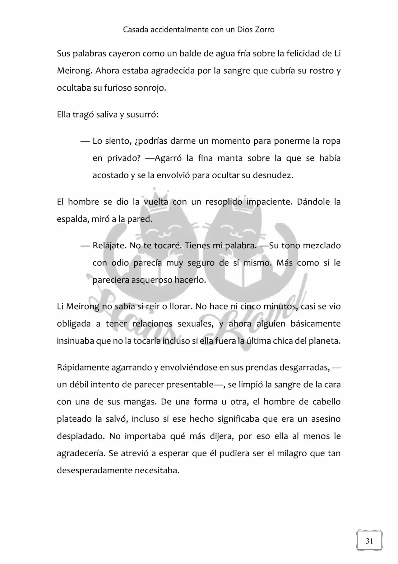 Casada Accidentalmente Con Un Dios Zorro (Novela) - Capítulo 5 - Página 10 - LectorTMOo