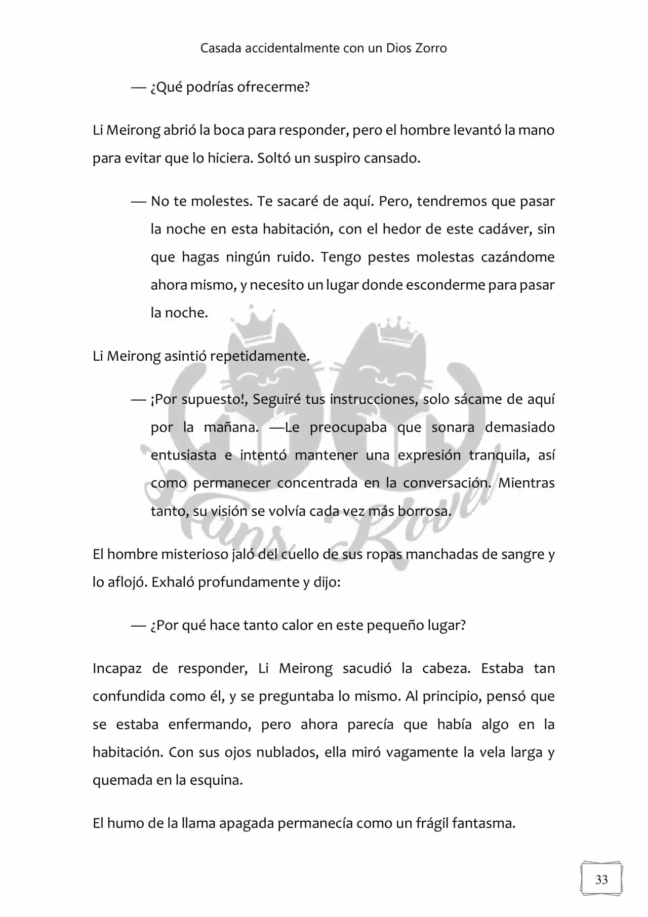 Casada Accidentalmente Con Un Dios Zorro (Novela) - Capítulo 5 - Página 12 - LectorTMOo