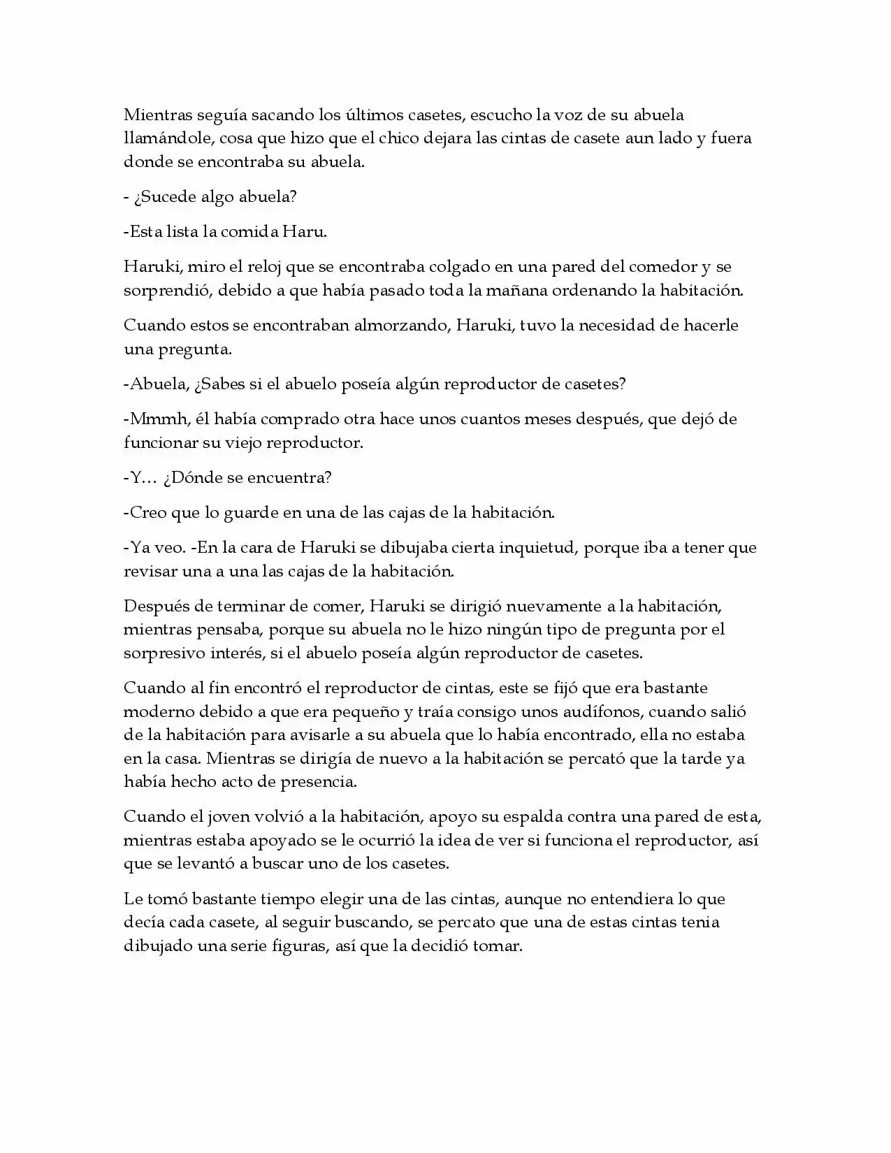 Cassette (Novela) - Capítulo 1 - Página 7 - LectorTMOo