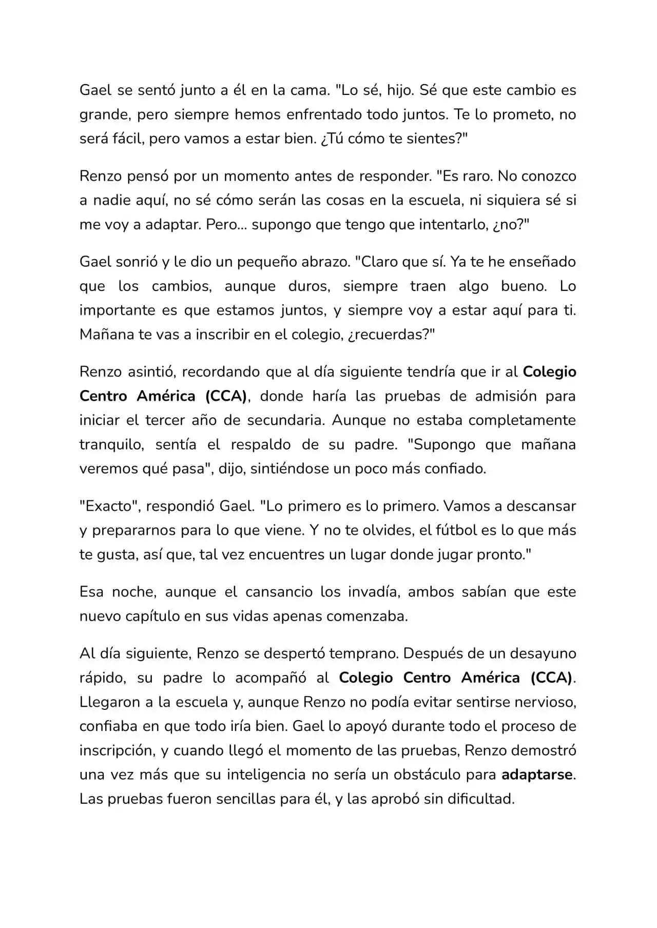 CCA! (Novela) - Capítulo 1 - Página 4 - LectorTMOo