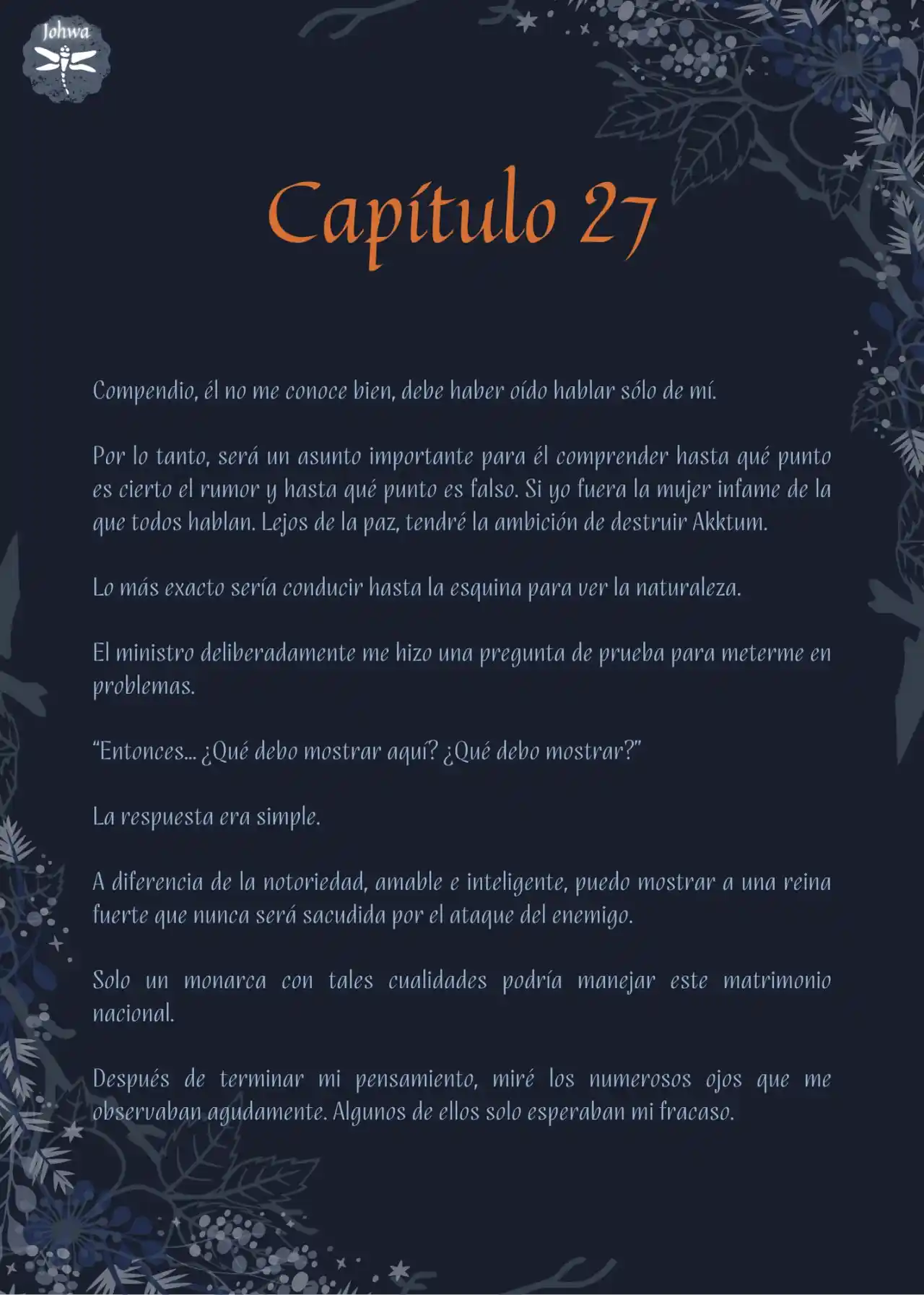 CCuando El Nemesis Se Come A La Mujer Malvada (Novela) - Capítulo 27 - Página 3 - LectorTMOo