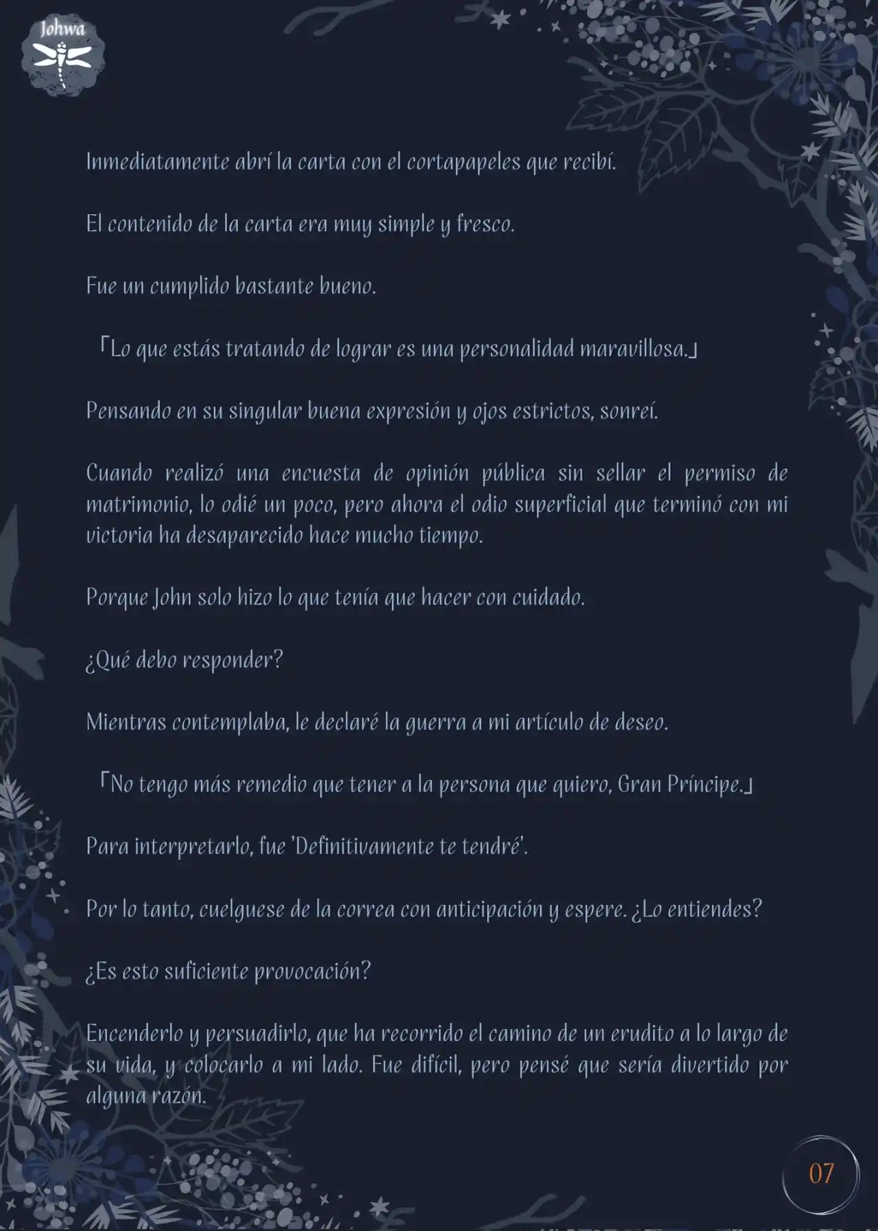 CCuando El Nemesis Se Come A La Mujer Malvada (Novela) - Capítulo 70 - Página 9 - LectorTMOo