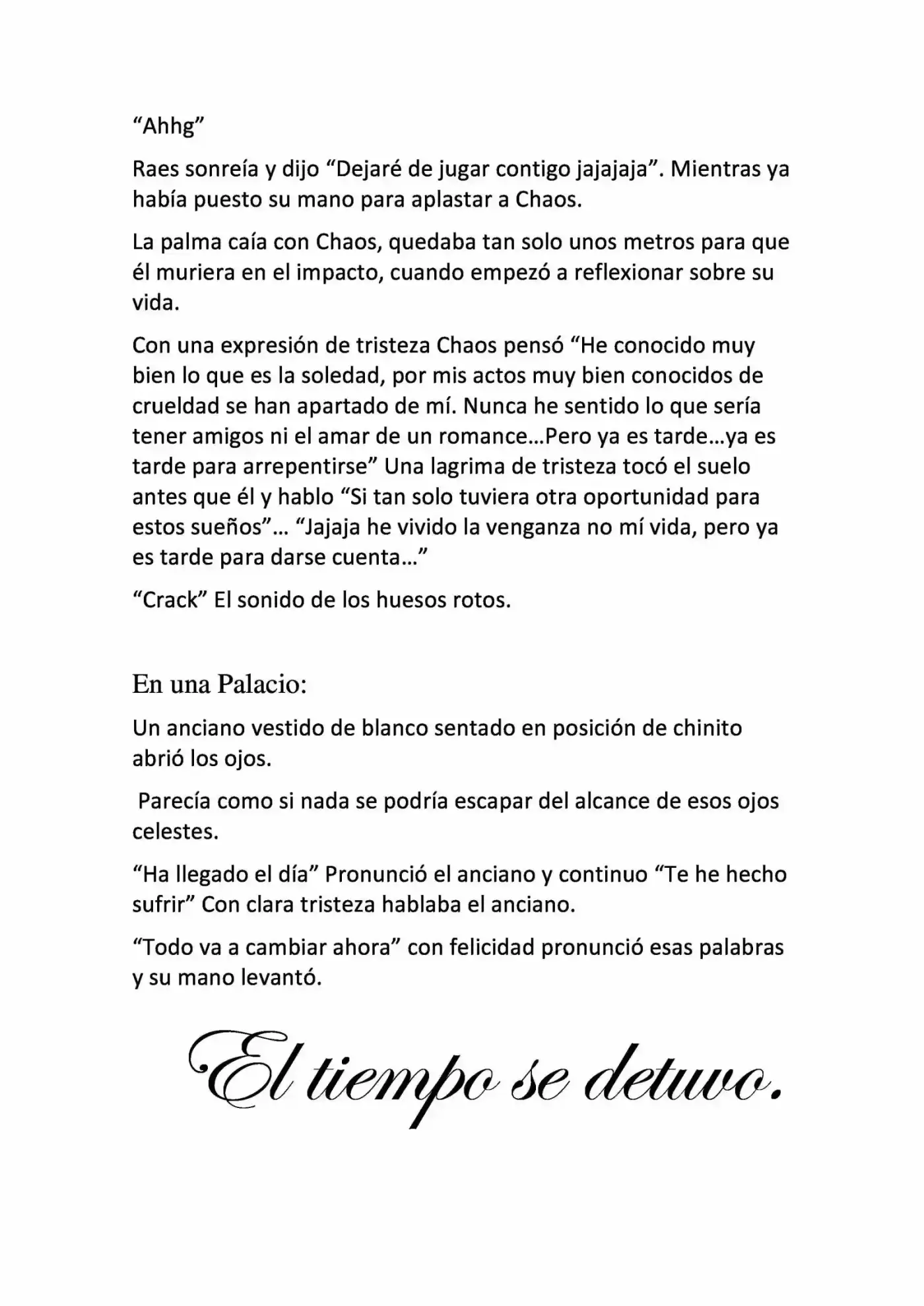 Chaos (Novela) - Capítulo 1 - Página 5 - LectorTMOo