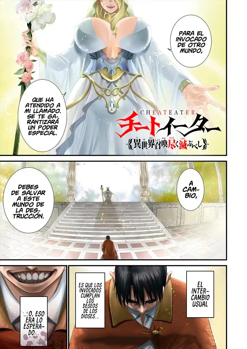 Cheat Eater Isekai Shoukan Kotogotoku Horobubeshi - Capítulo 1 - Página 3 - LectorTMOo