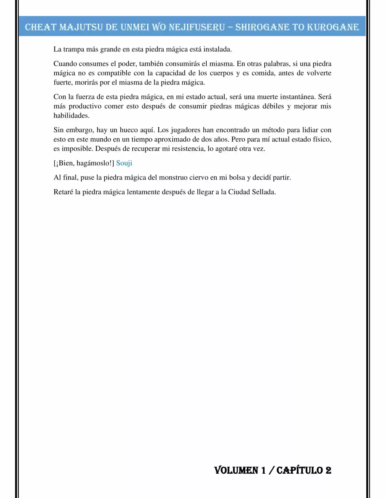 Cheat Majutsu De Unmei Wo Nejifuseru (Novela) - Capítulo 2 - Página 8 - LectorTMOo