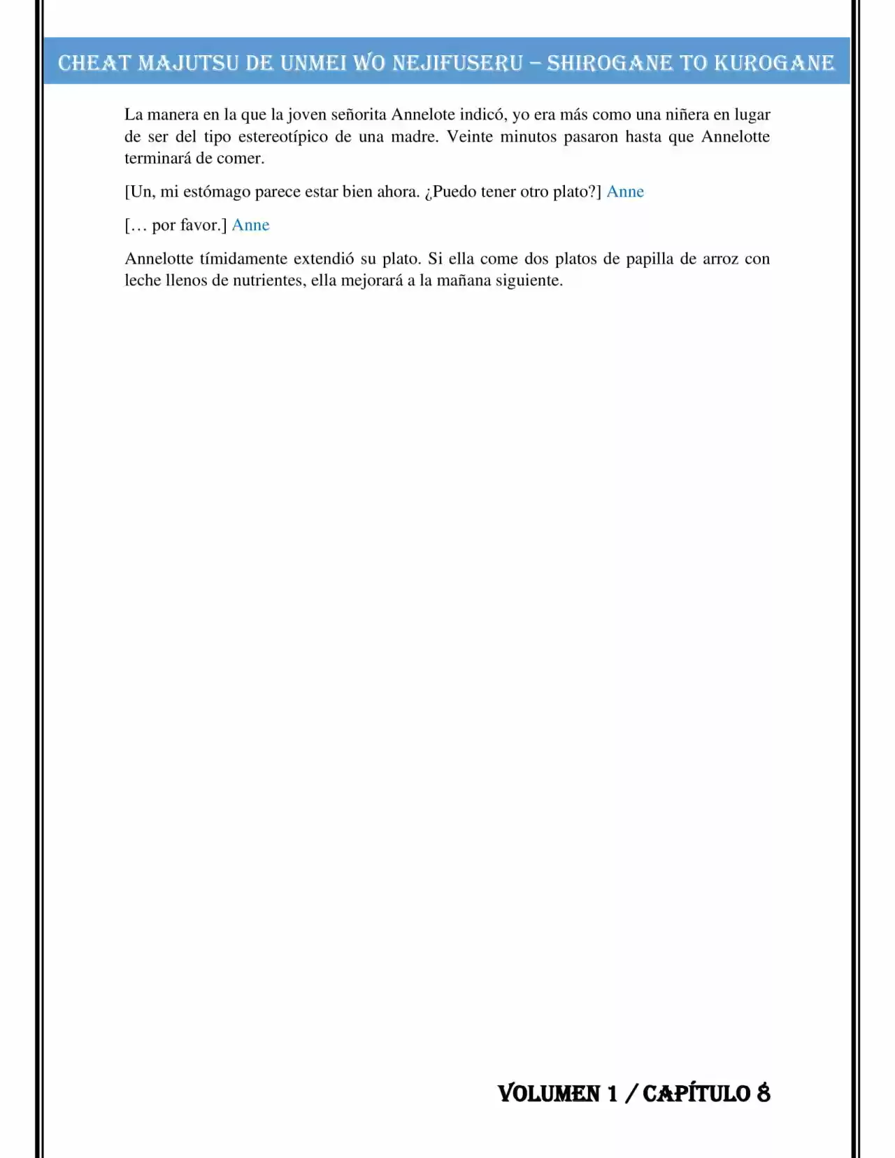 Cheat Majutsu De Unmei Wo Nejifuseru (Novela) - Capítulo 8 - Página 6 - LectorTMOo