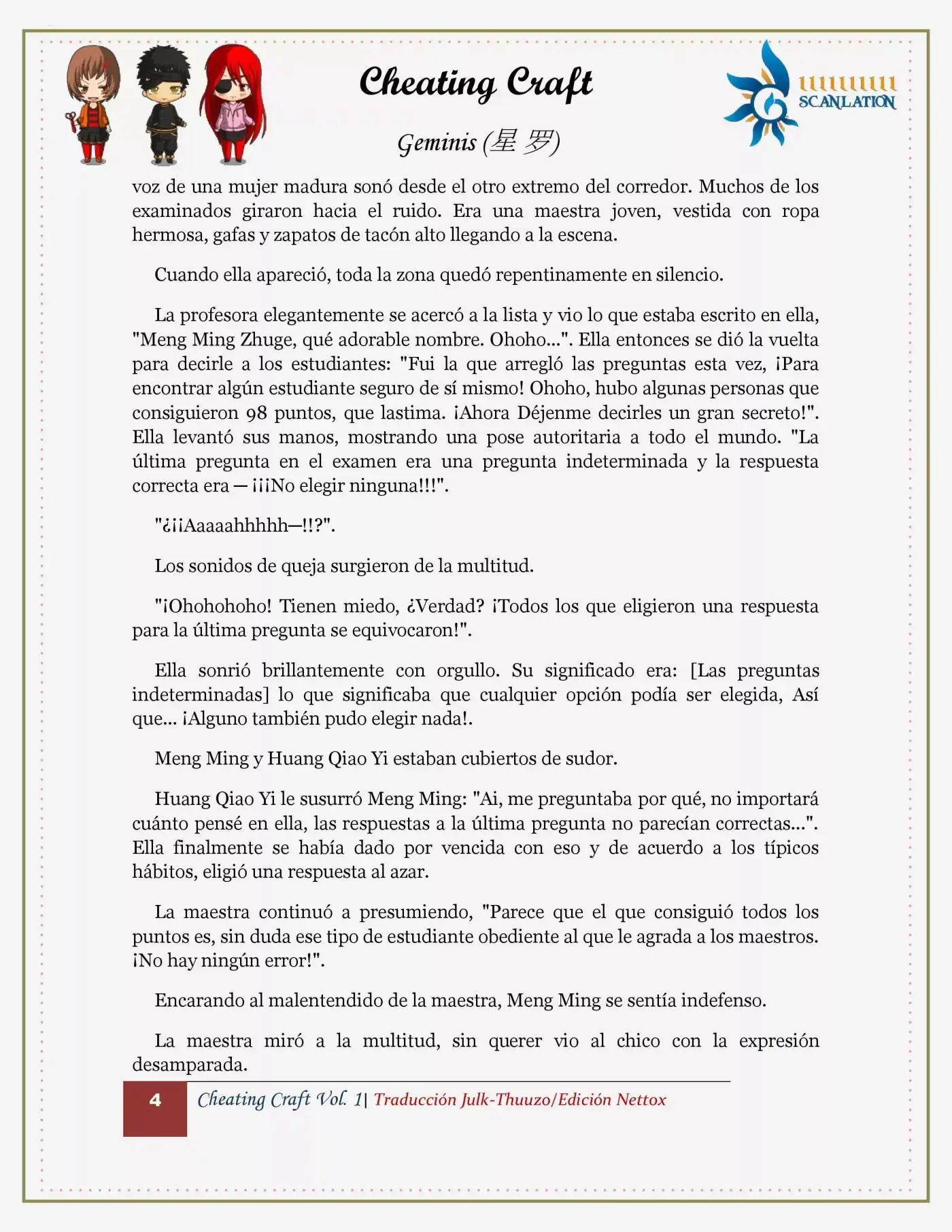 Cheating Craft (Novela) - Capítulo 10 - Página 4 - LectorTMOo