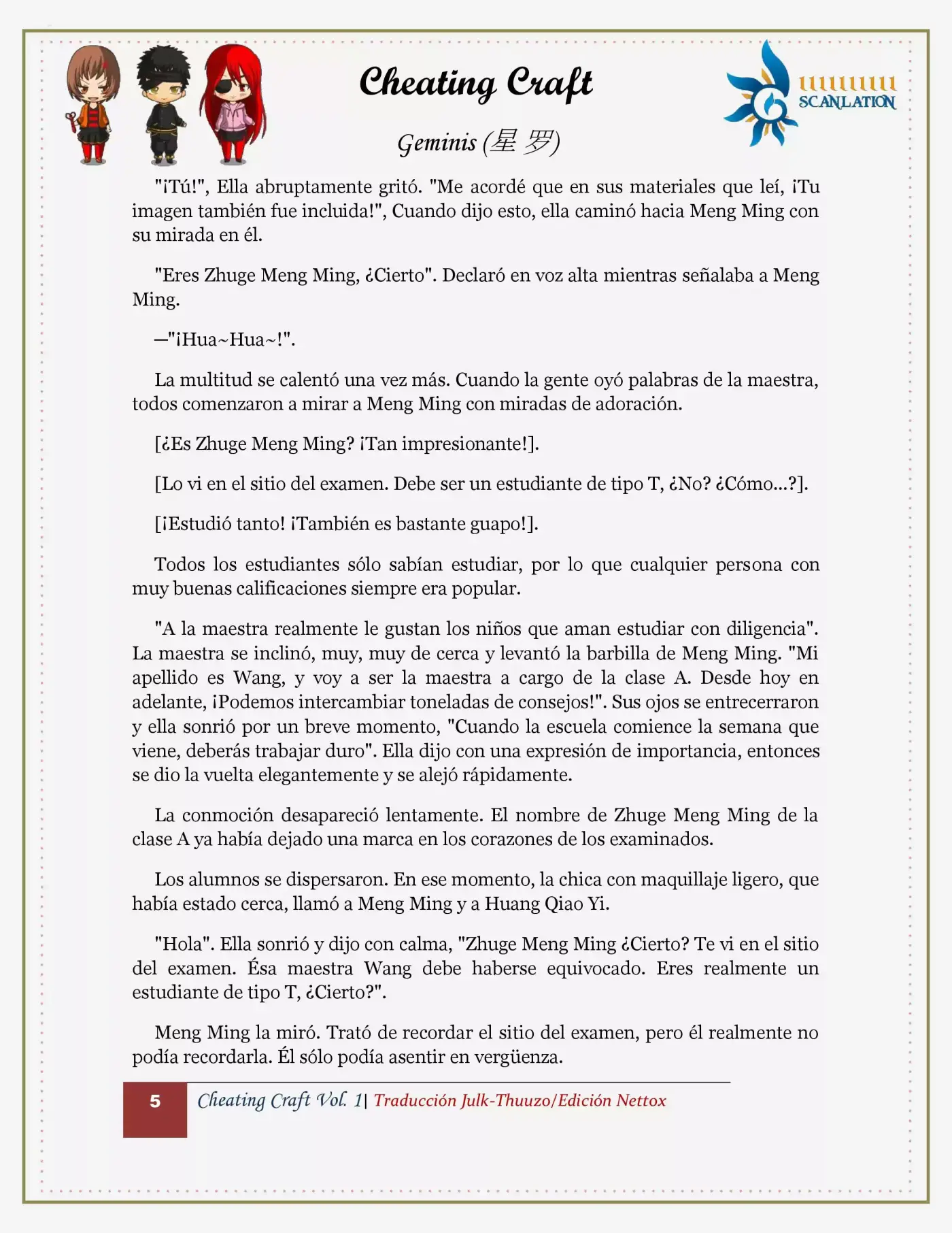 Cheating Craft (Novela) - Capítulo 10 - Página 5 - LectorTMOo