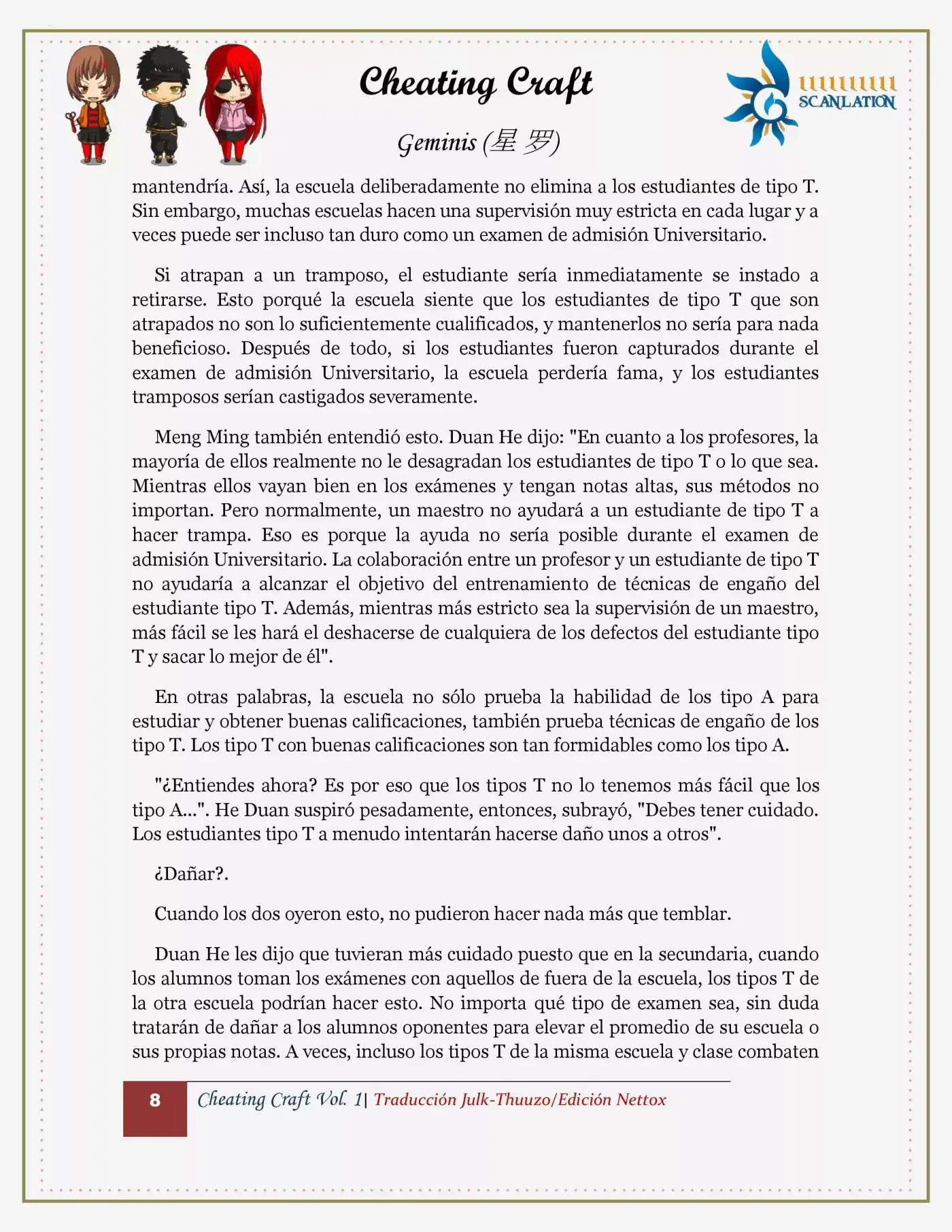 Cheating Craft (Novela) - Capítulo 10 - Página 8 - LectorTMOo