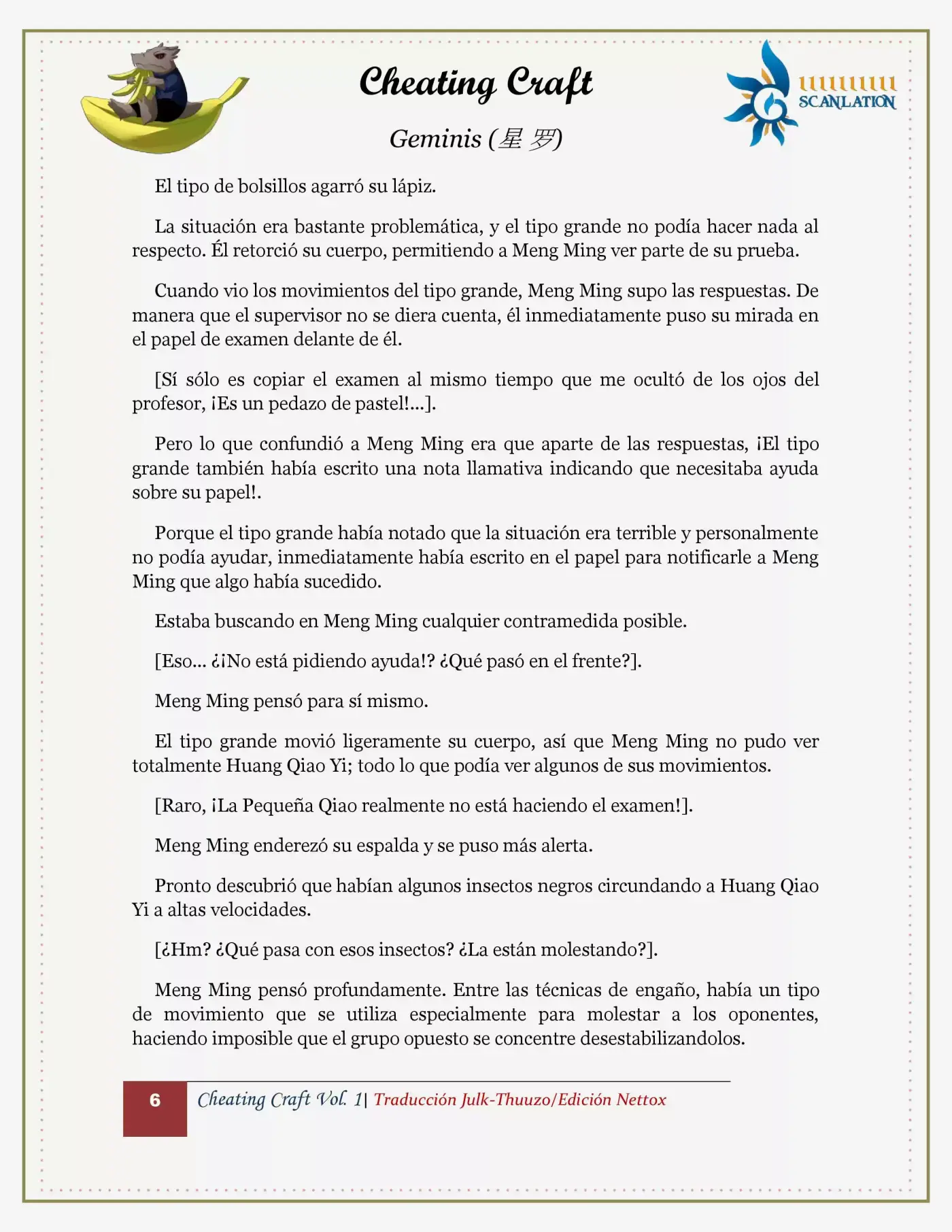 Cheating Craft (Novela) - Capítulo 8 - Página 6 - LectorTMOo