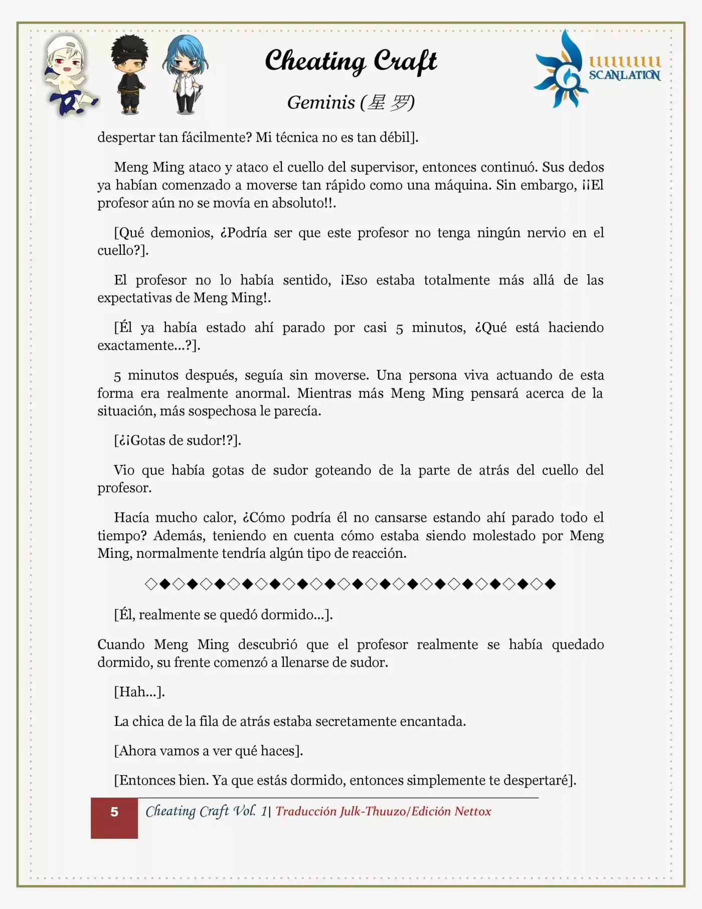 Cheating Craft (Novela) - Capítulo 9 - Página 5 - LectorTMOo