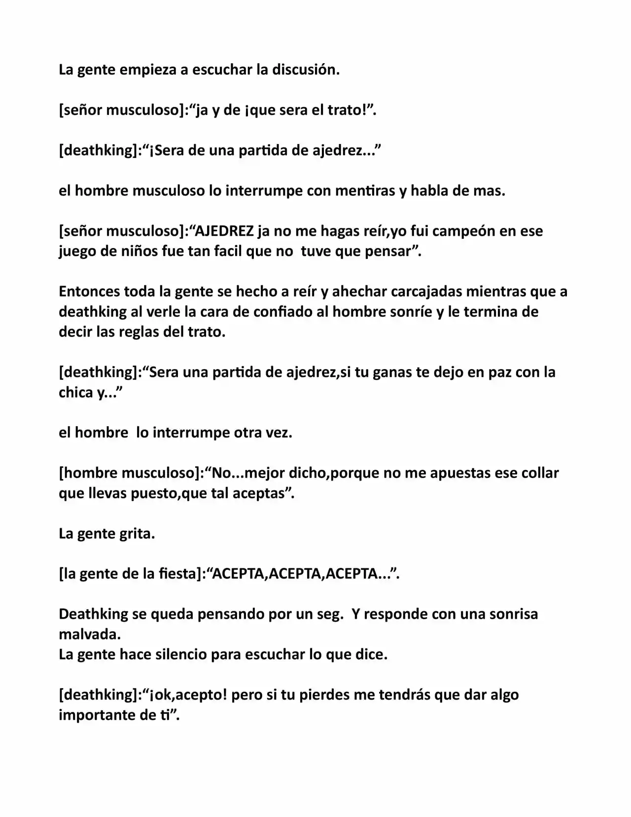CHEES OF DEATH (Novela) - Capítulo 3 - Página 7 - LectorTMOo