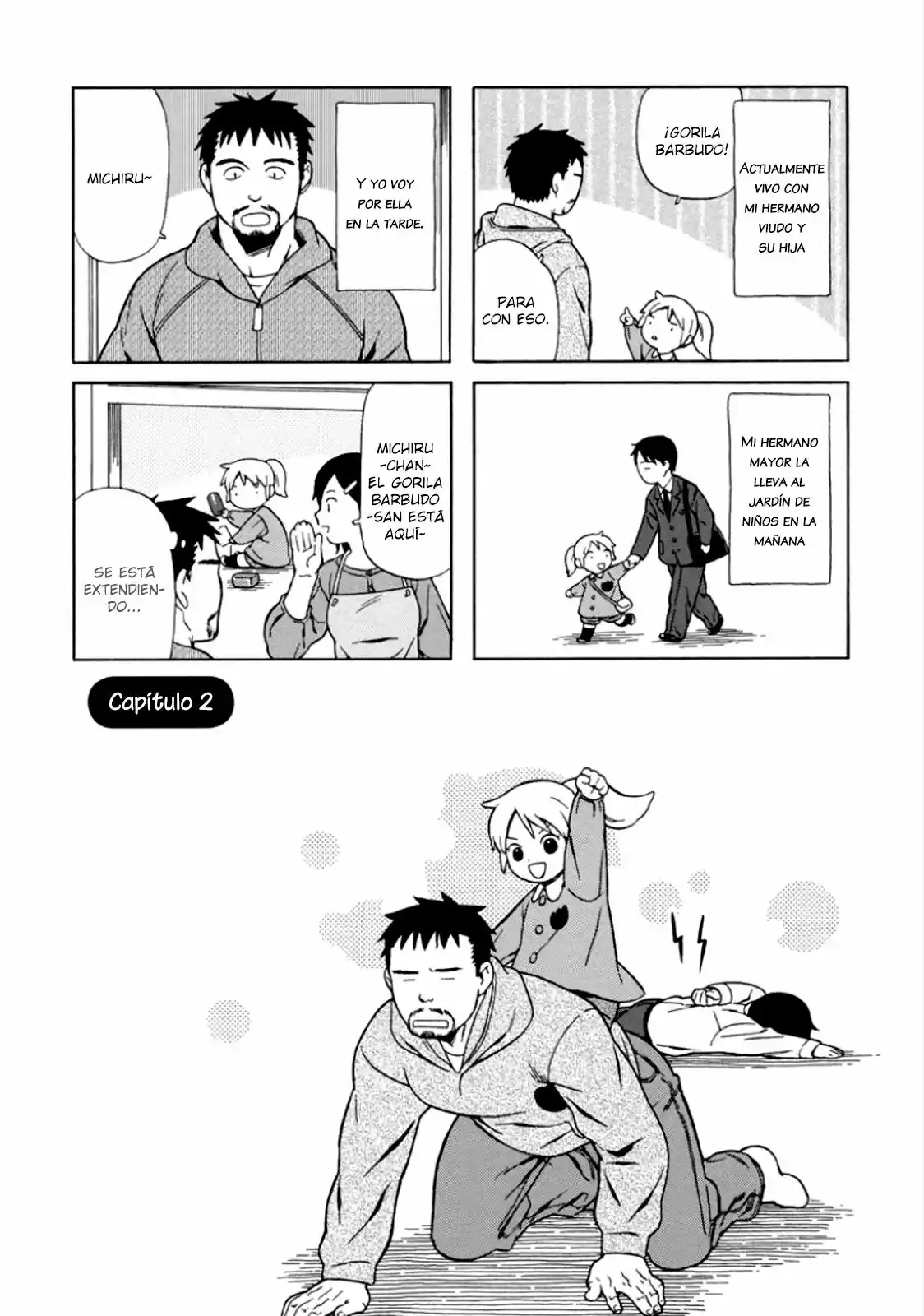 Chichi To Hige-Gorilla To Watashi capítulo 2 página 2
