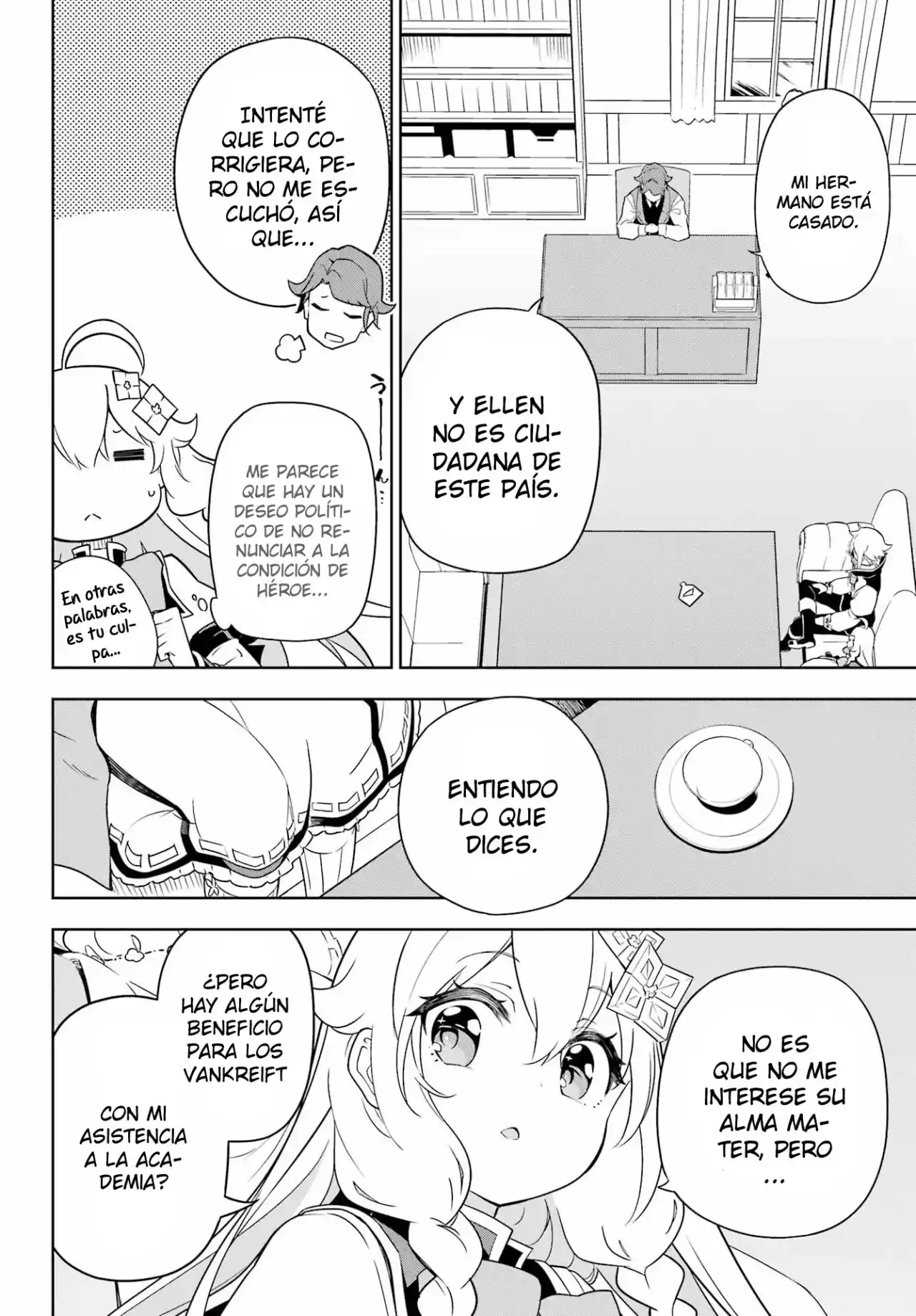 Chichi Wa Eiyū, Haha Wa Seirei, Musume No Watashi Wa Tensei-sha - Capítulo 40 - Página 7 - LectorTMOo