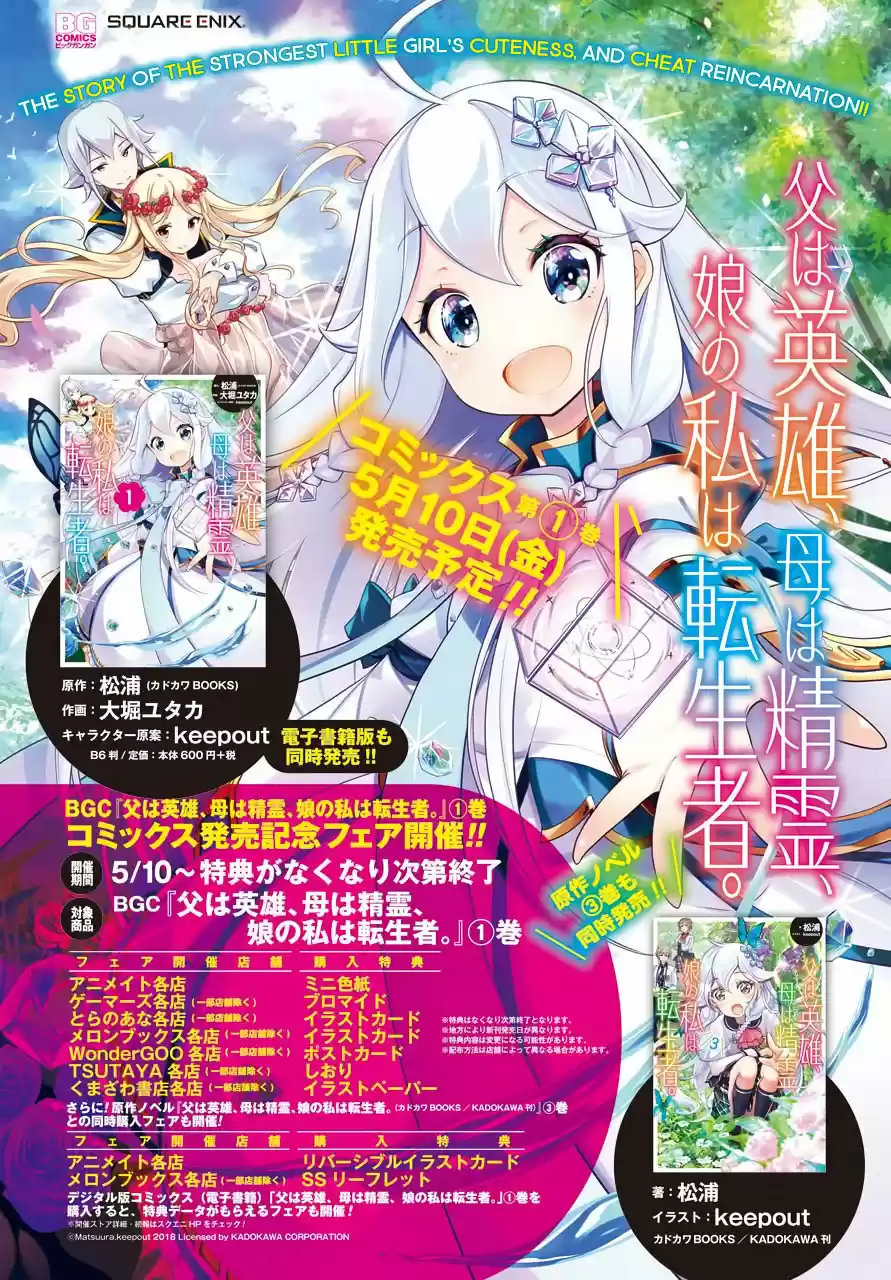 Chichi Wa Eiyū, Haha Wa Seirei, Musume No Watashi Wa Tensei-sha - Capítulo 8 - Página 4 - LectorTMOo