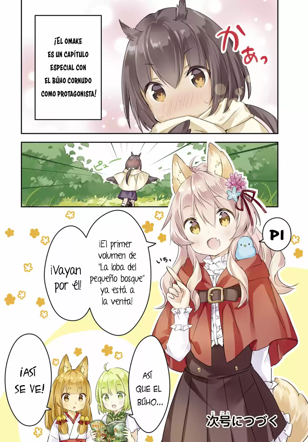 Chiisana Mori No Ookami-chan - Capítulo 7.4 - Página 4 - LectorTMOo