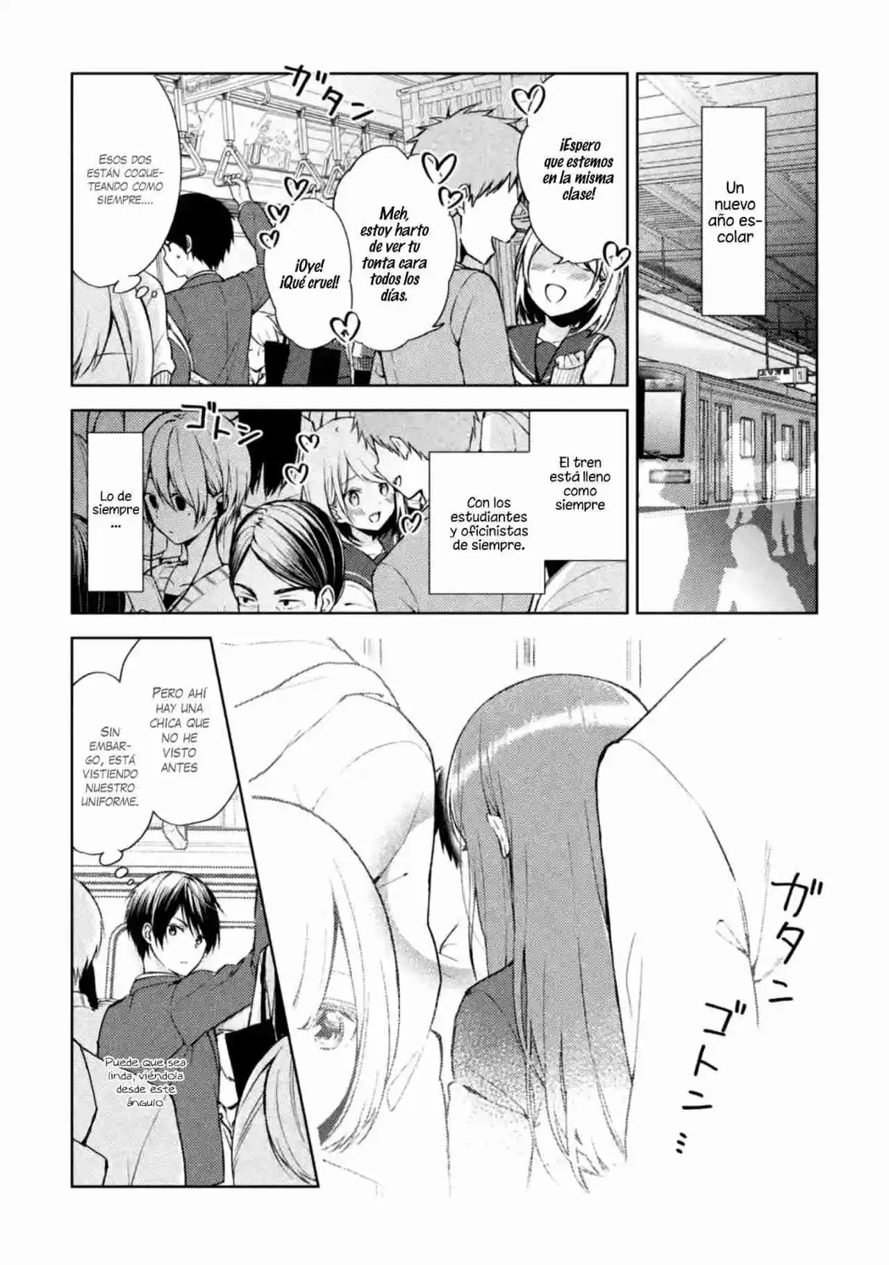 Chikan Saresou Ni Natteiru S-kyuu Bishoujo Wo Tasuketara Tonari No Seki No Osananajimi Datta capítulo 1 página 4