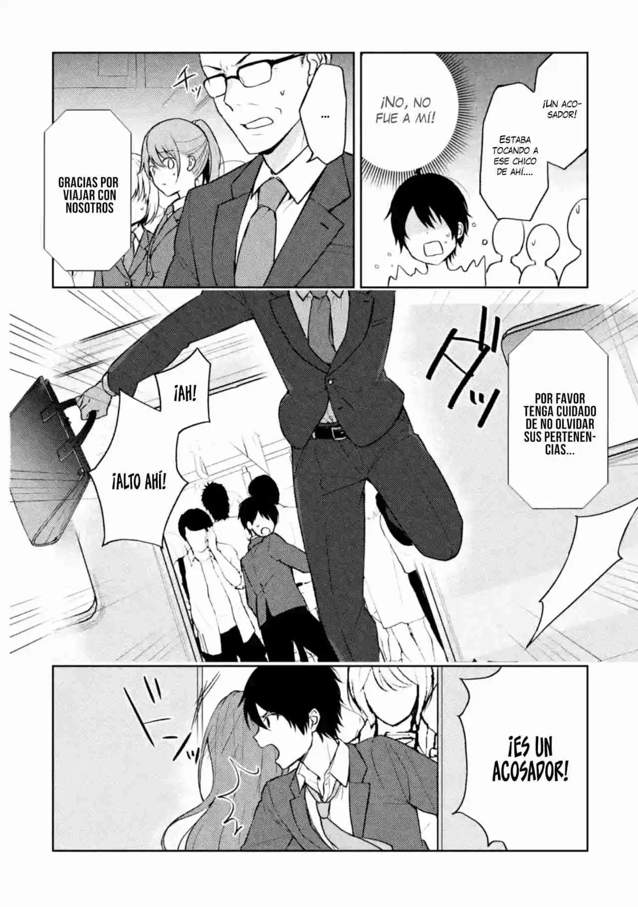 Chikan Saresou Ni Natteiru S-kyuu Bishoujo Wo Tasuketara Tonari No Seki No Osananajimi Datta capítulo 1 página 10