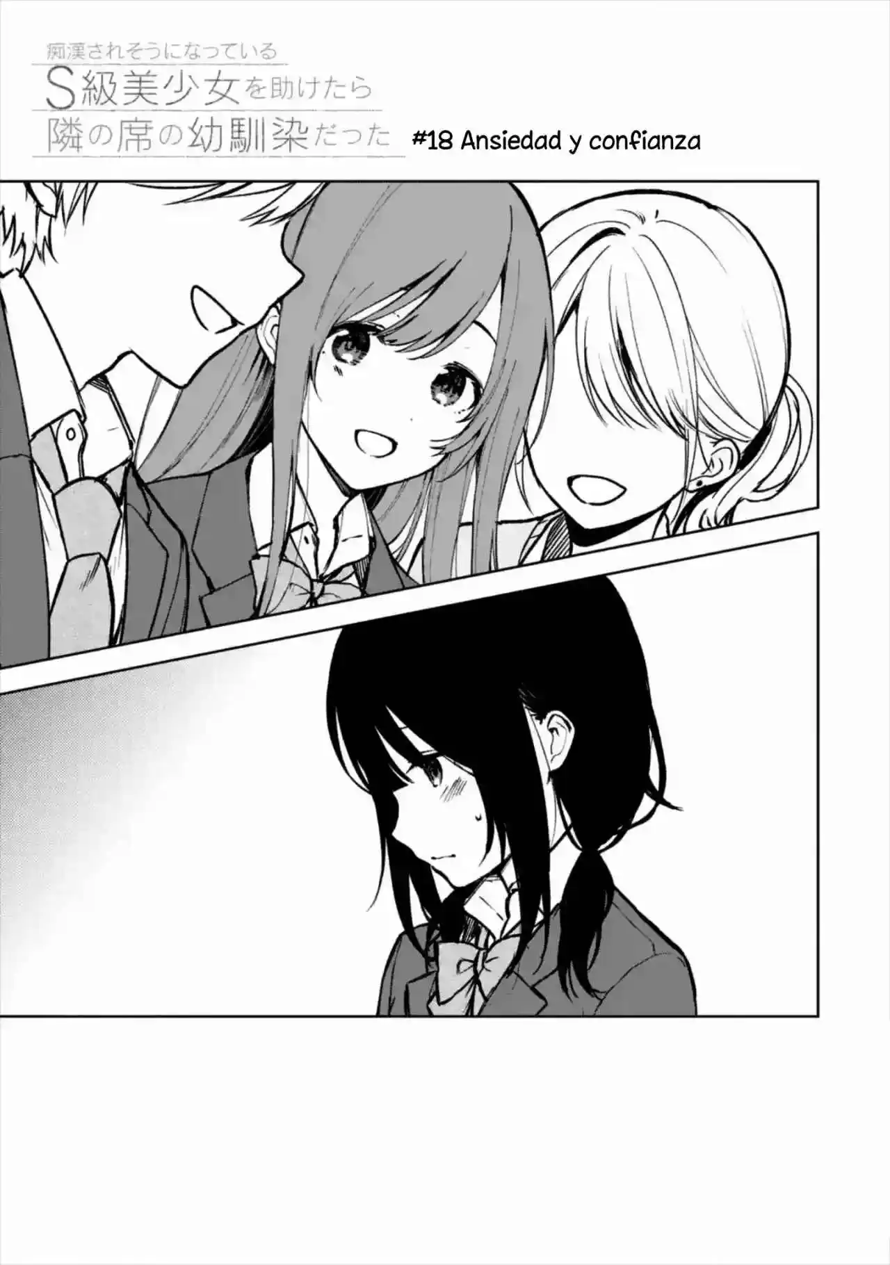 Chikan Saresou Ni Natteiru S-kyuu Bishoujo Wo Tasuketara Tonari No Seki No Osananajimi Datta capítulo 18 página 4