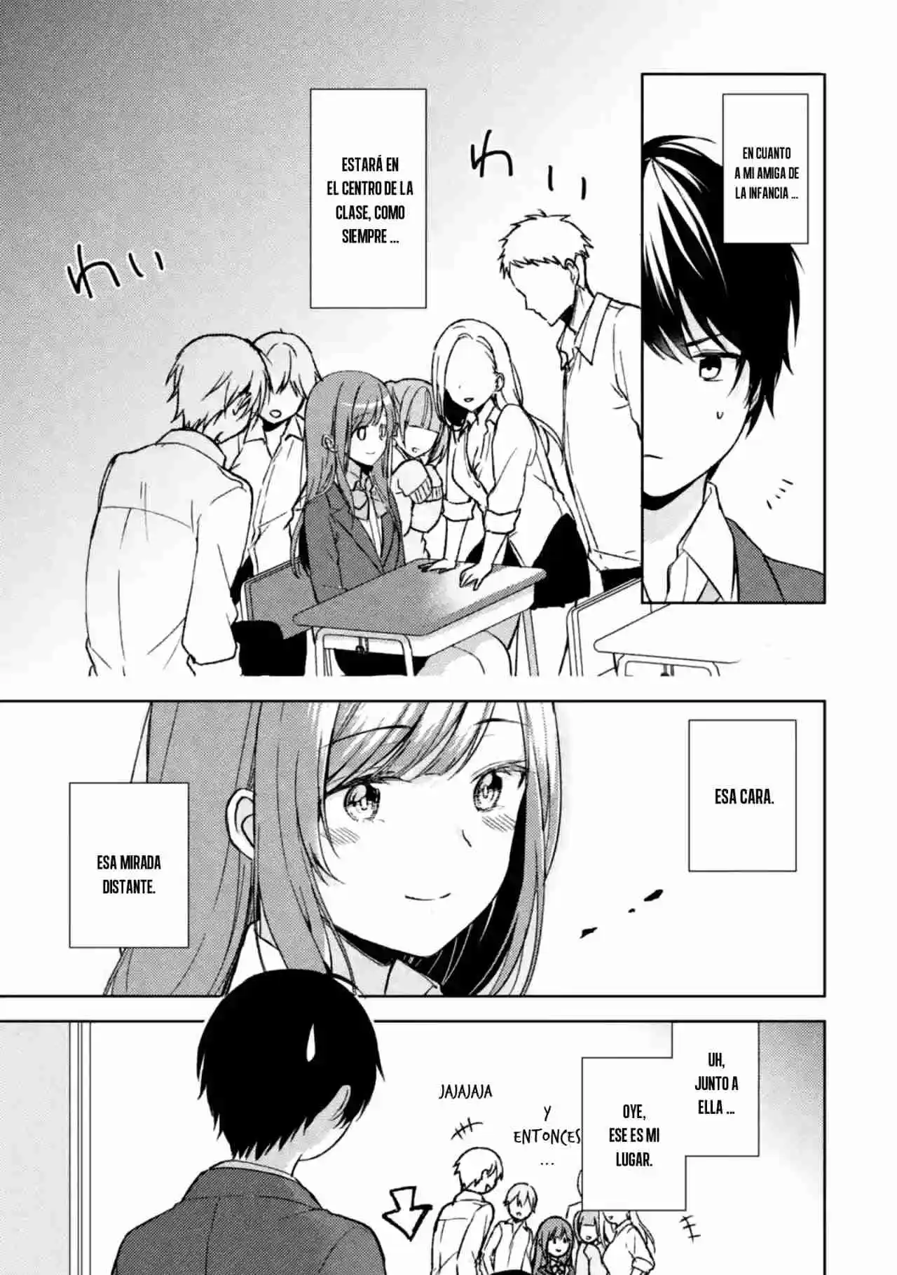 Chikan Saresou Ni Natteiru S-kyuu Bishoujo Wo Tasuketara Tonari No Seki No Osananajimi Datta capítulo 2 página 7