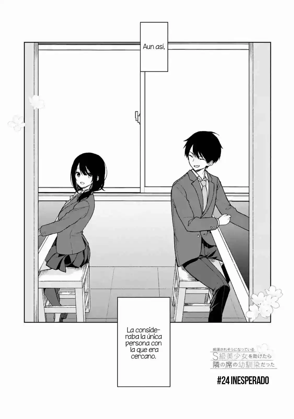 Chikan Saresou Ni Natteiru S-kyuu Bishoujo Wo Tasuketara Tonari No Seki No Osananajimi Datta capítulo 24 página 5
