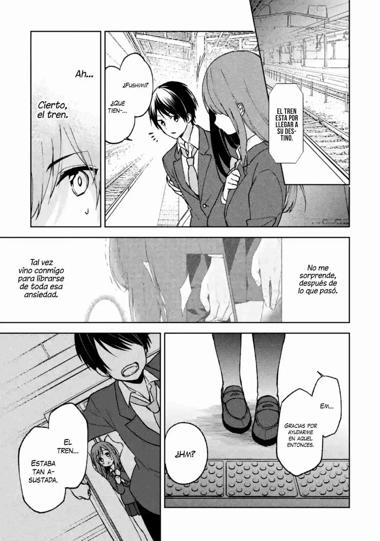 Chikan Saresou Ni Natteiru S-kyuu Bishoujo Wo Tasuketara Tonari No Seki No Osananajimi Datta capítulo 3 página 12