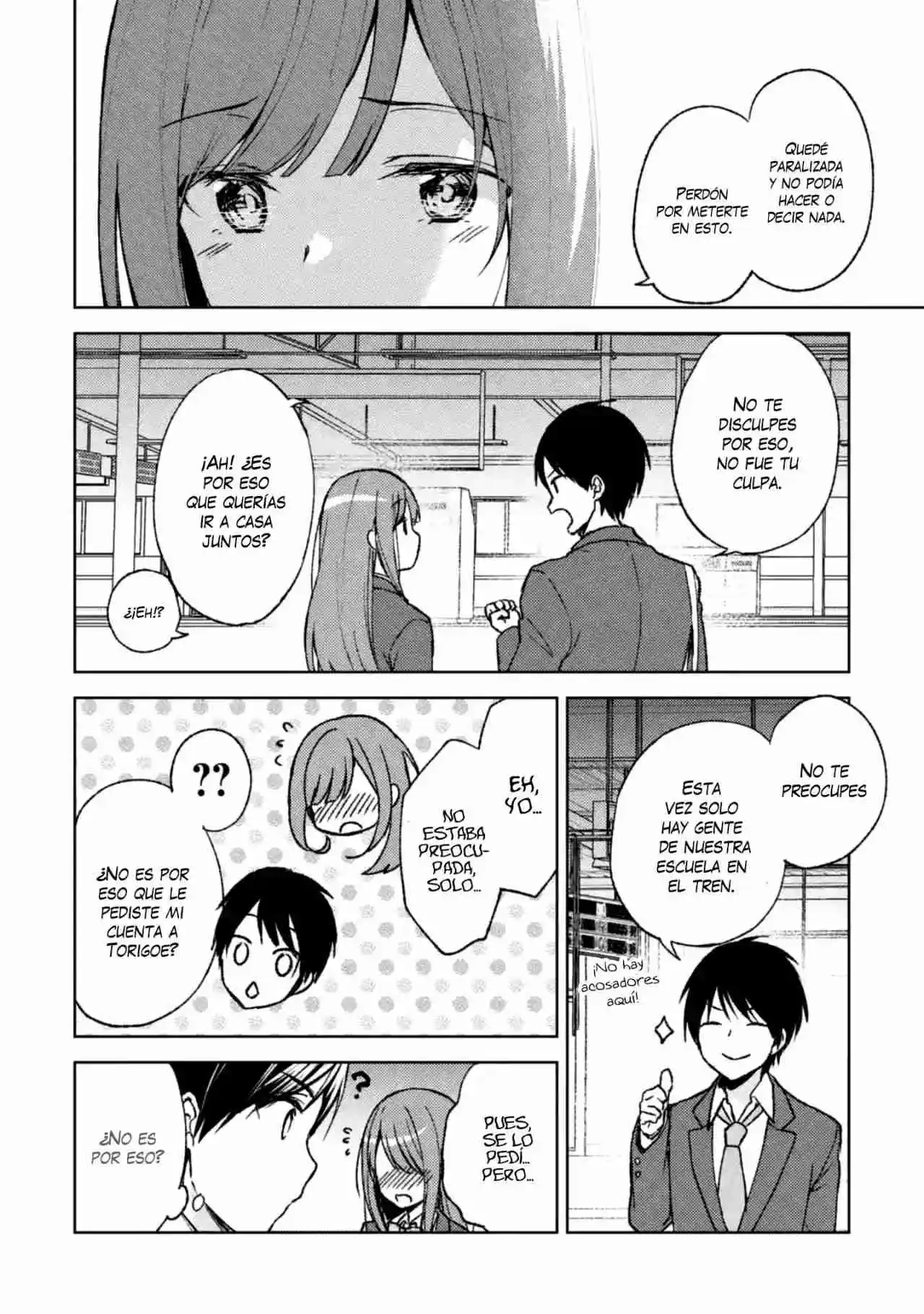 Chikan Saresou Ni Natteiru S-kyuu Bishoujo Wo Tasuketara Tonari No Seki No Osananajimi Datta capítulo 3 página 13